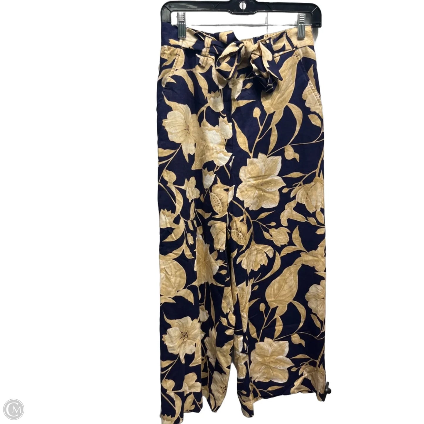 Pants Linen By Joie In Blue & Brown, Size: 4