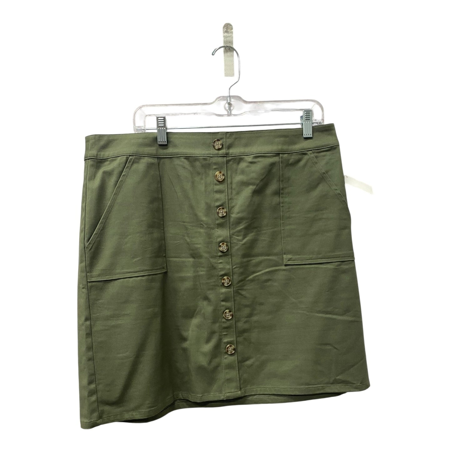 Skirt Mini & Short By Loft In Green, Size:12