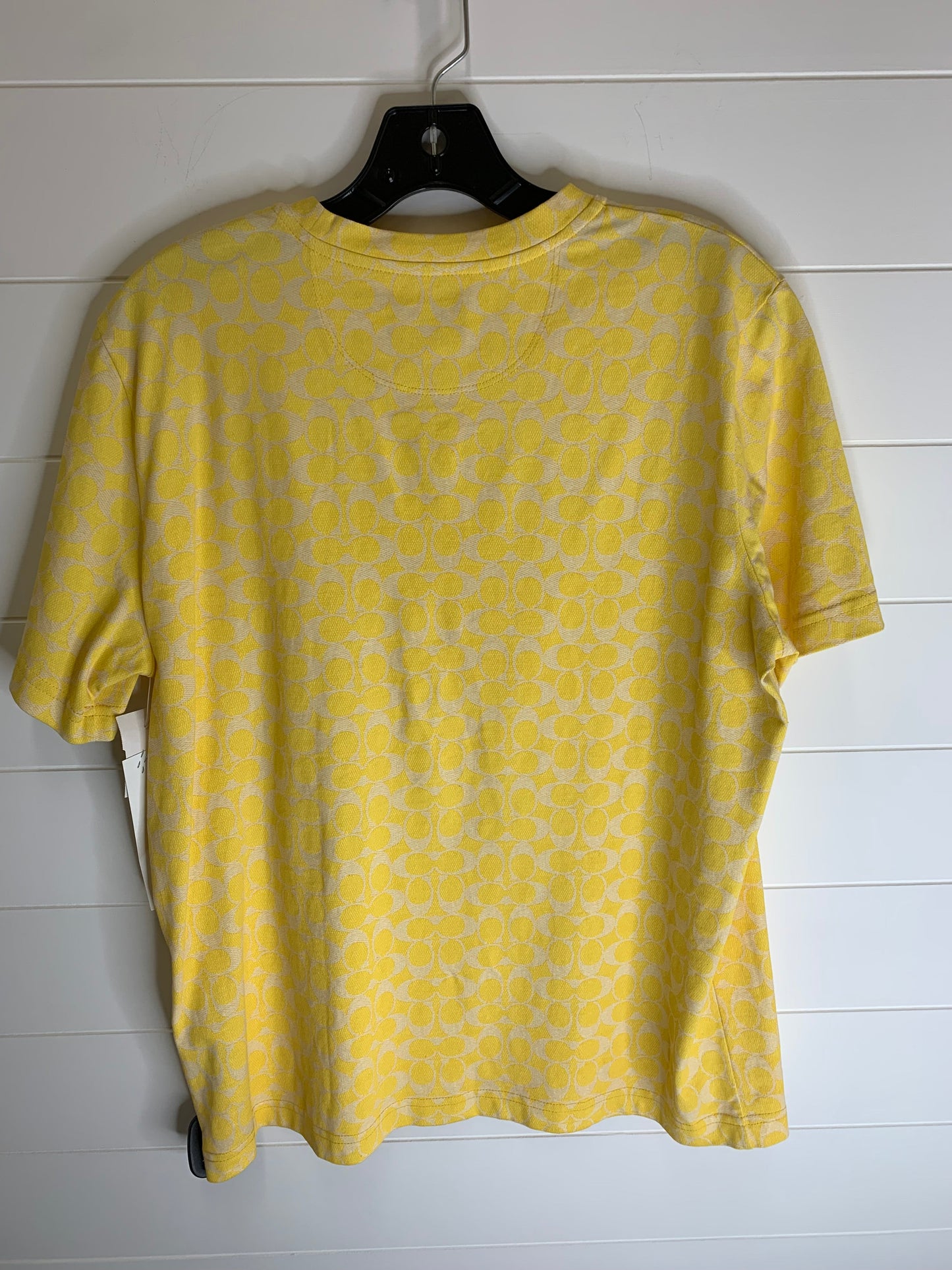 Top Short Sleeve By Coach Size: L