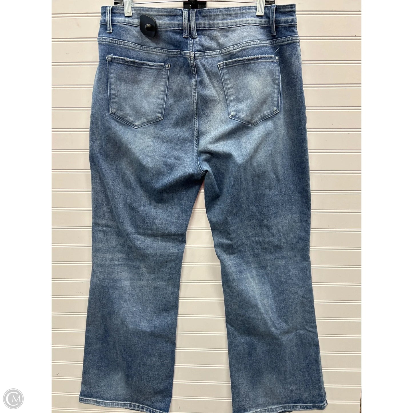 Jeans Wide Leg By Clothes Mentor In Blue Denim, Size: 16