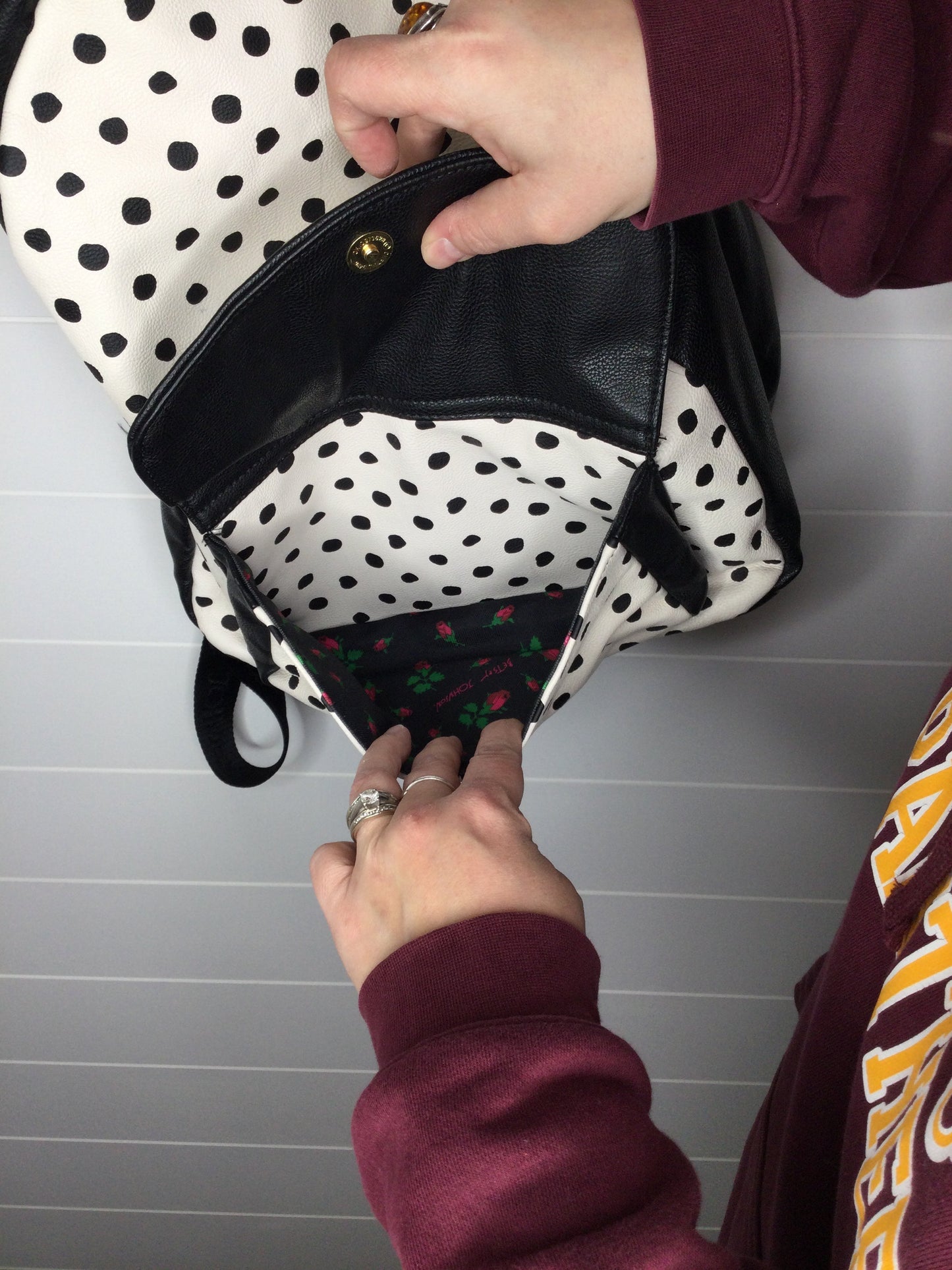 Backpack By Betsey Johnson Size: Large
