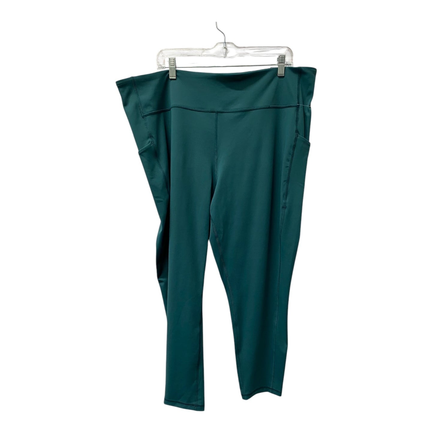 Athletic Capris By Tek Gear In Green, Size:3X