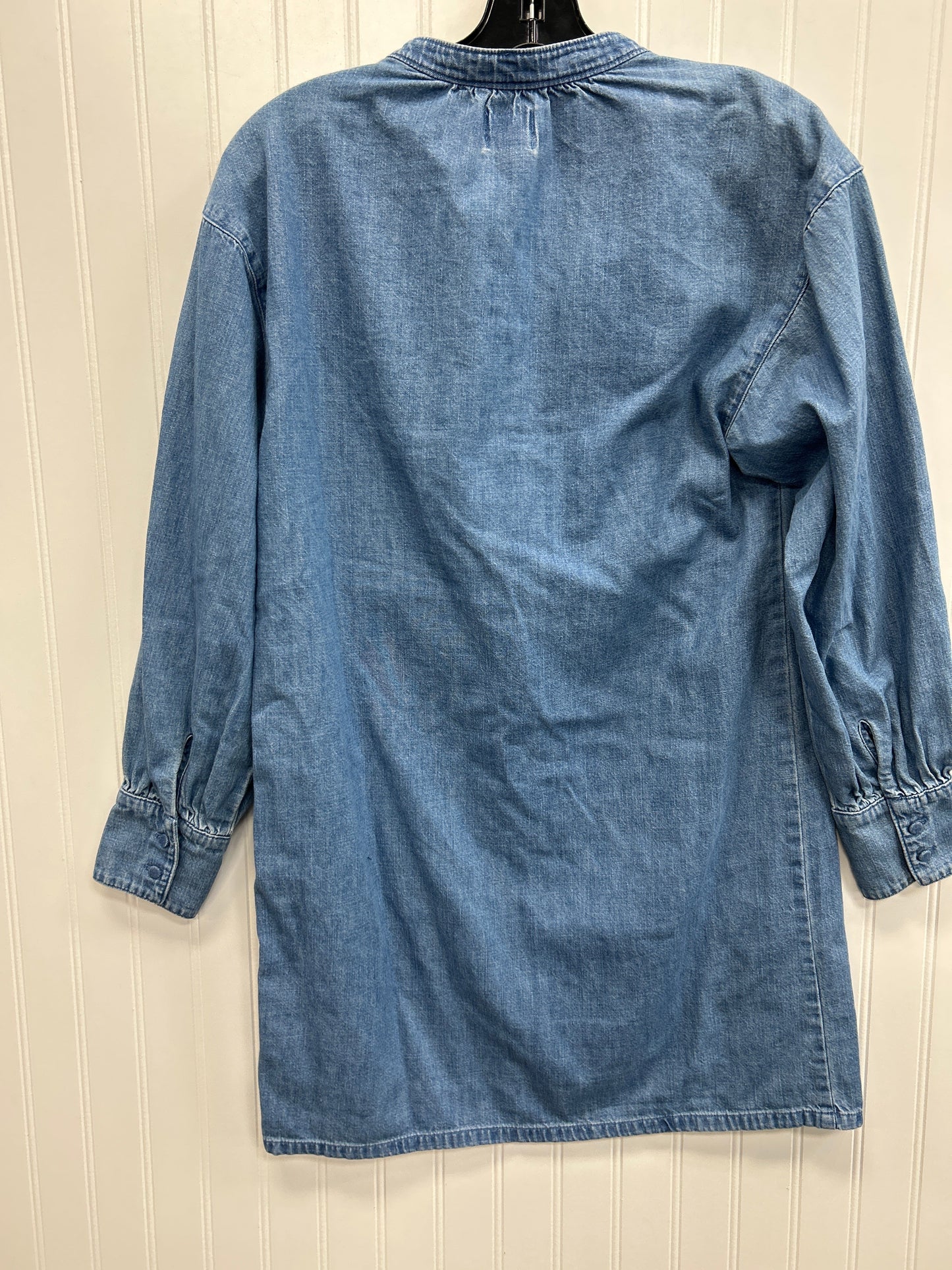 Dress Casual Midi By J. Crew In Blue Denim, Size:Xs