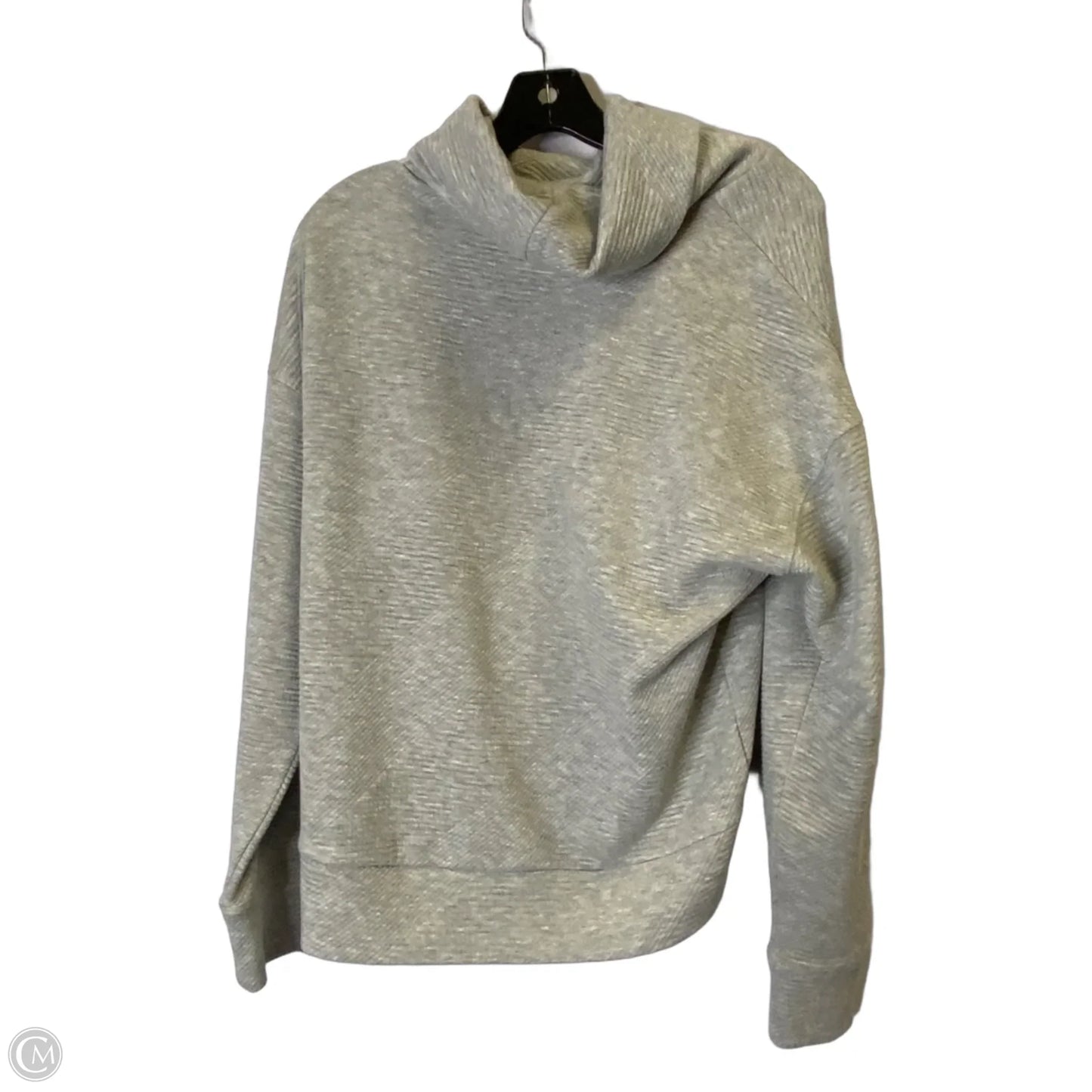 Sweatshirt Collar By Balance Collection In Grey, Size: S