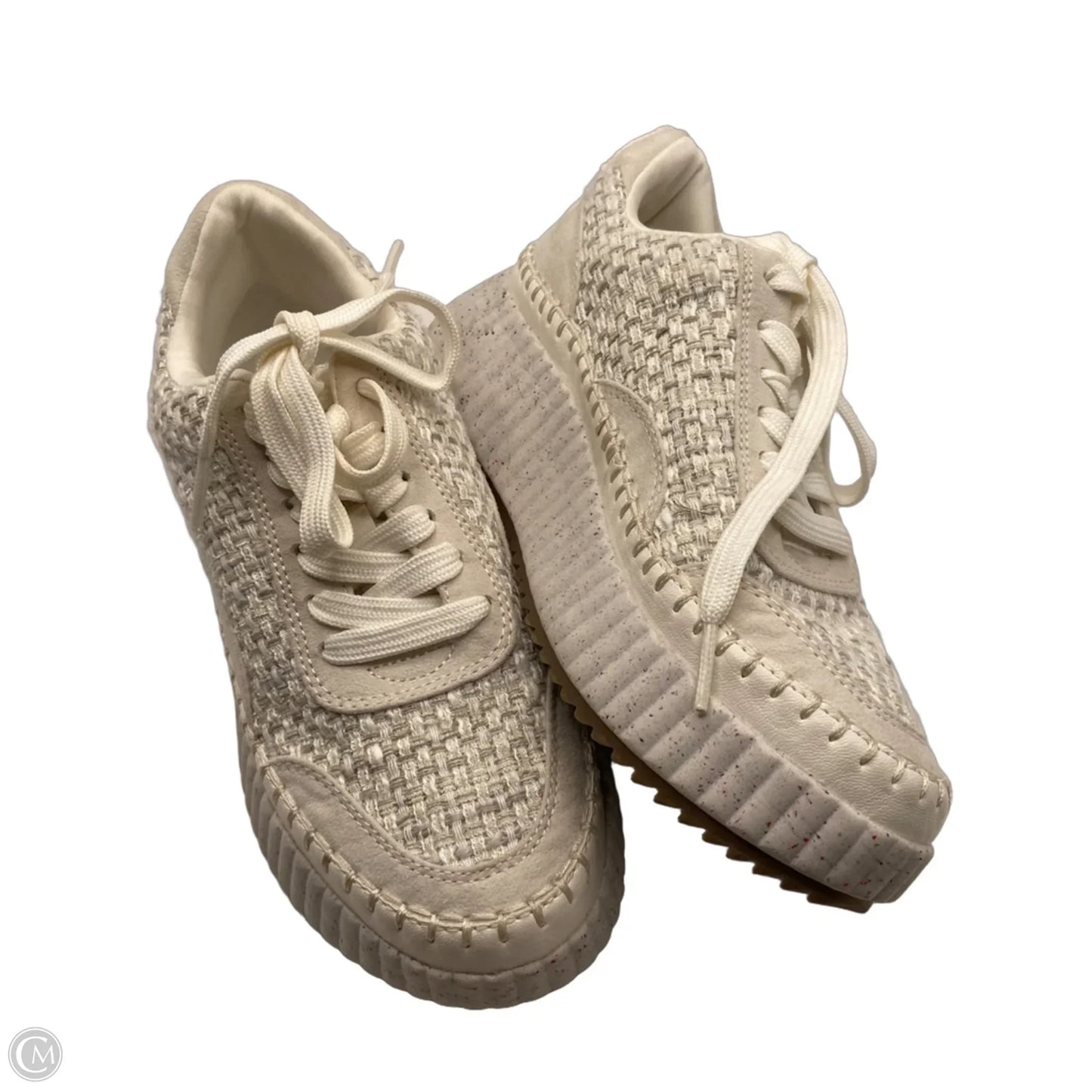 Shoes Sneakers By Universal Thread In Cream, Size: 6