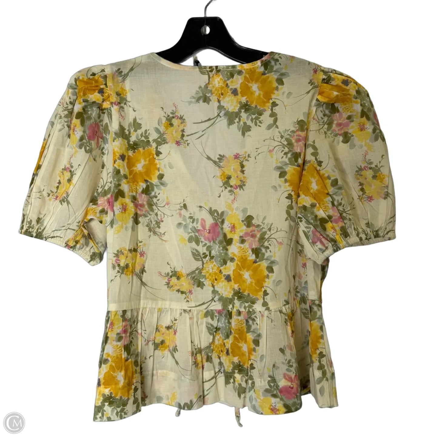 Top Short Sleeve By Parker In Cream, Size: S
