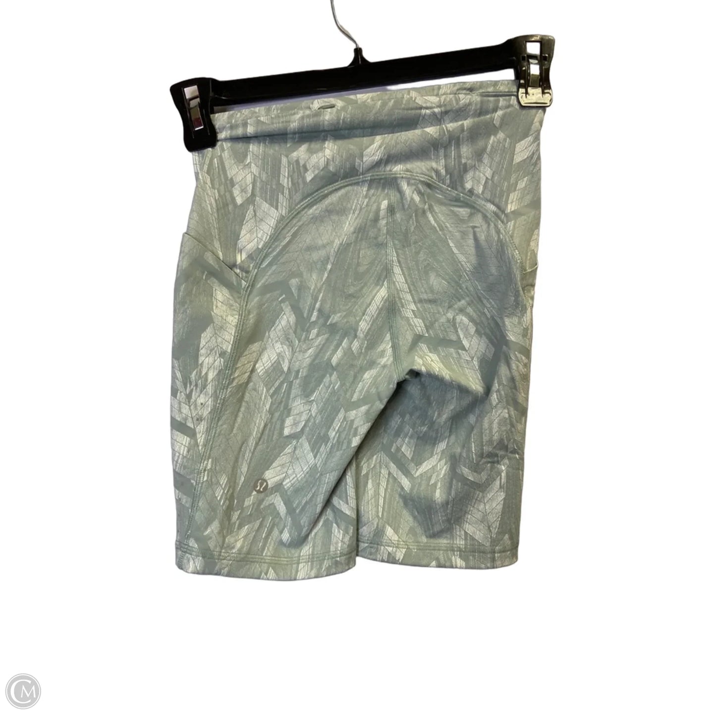 Athletic Shorts By Lululemon In Green, Size: 4