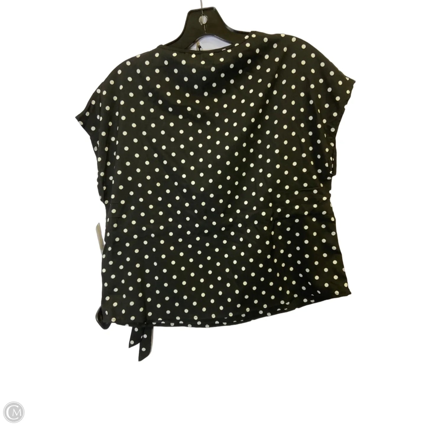 Top Short Sleeve By Shein In Black, Size: 4
