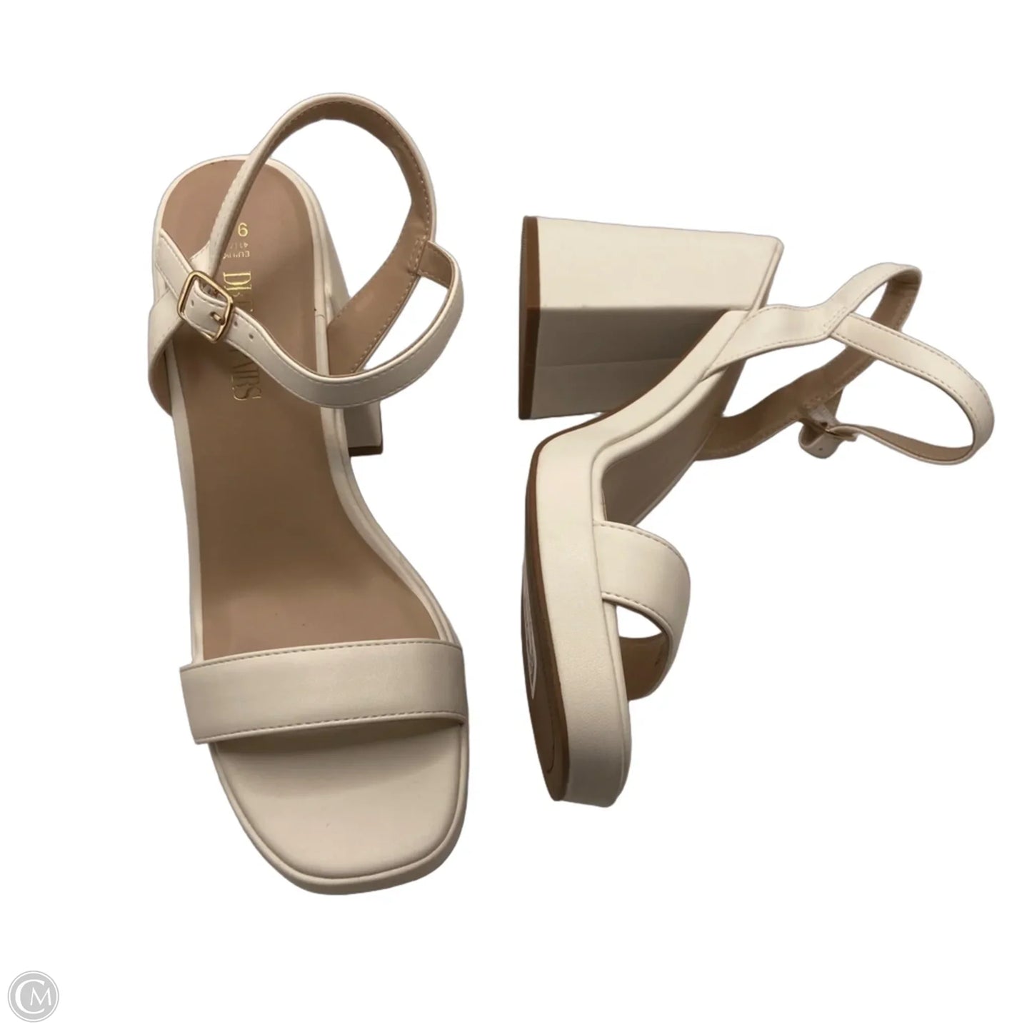 Shoes Heels Block By Dream Pairs In White, Size: 9.5