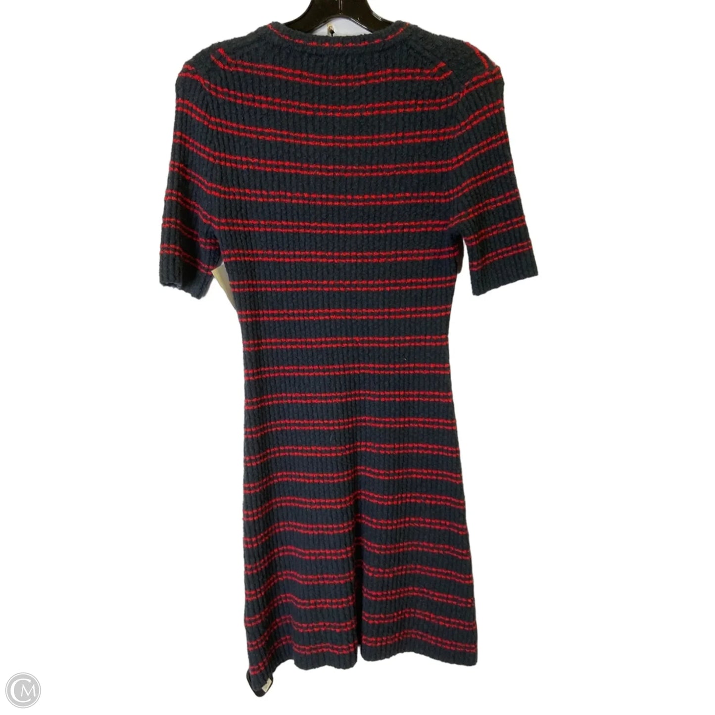 Dress Casual Midi By Madewell In Blue & Red, Size: S