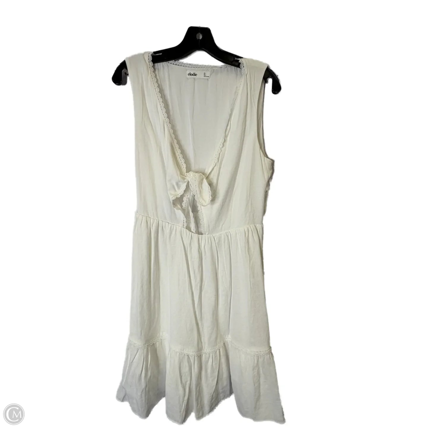 Dress Casual Short By Elodie In White, Size: L