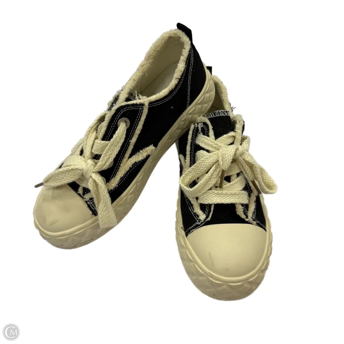 Shoes Sneakers By Clothes Mentor In Black, Size: 9.5