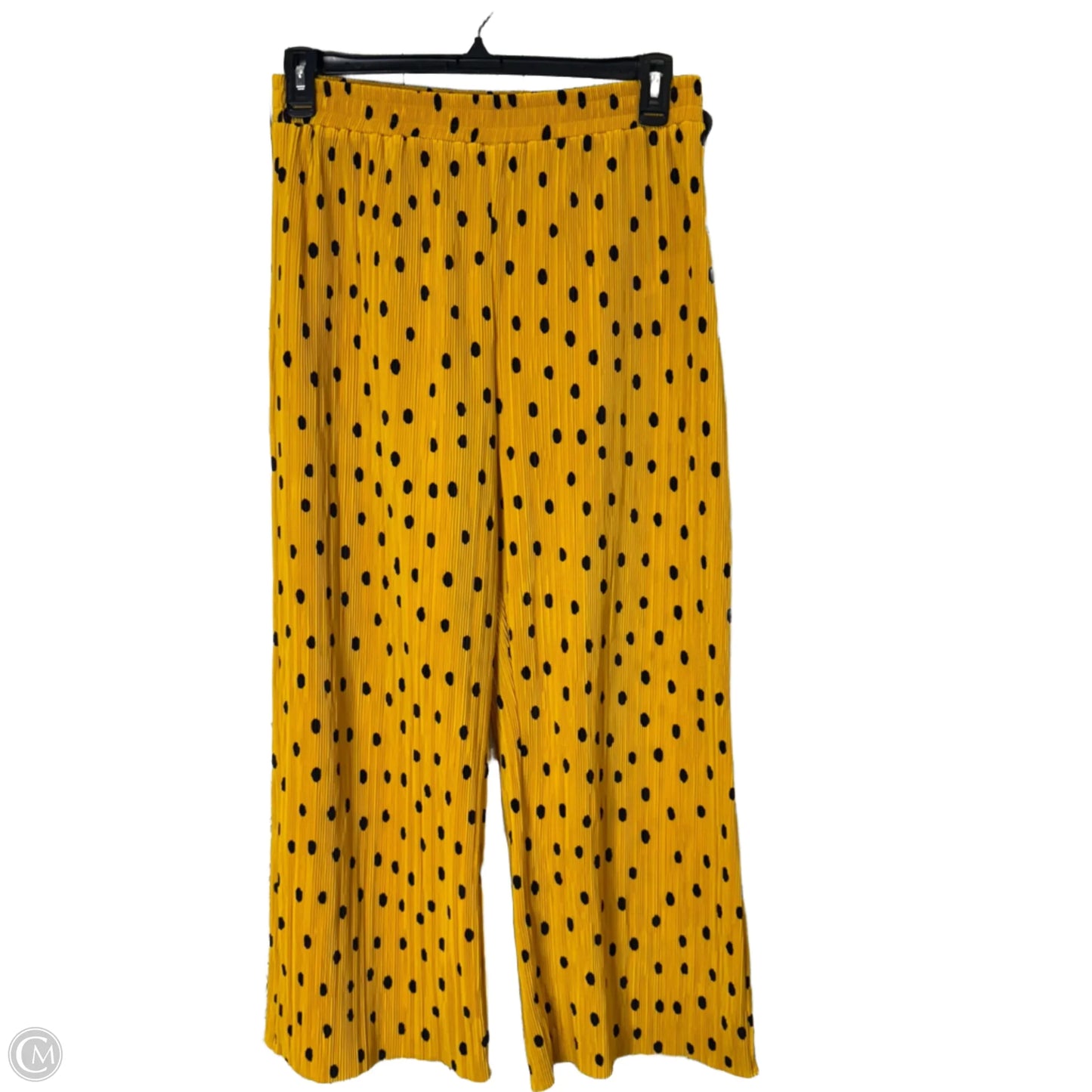 Pants Wide Leg By Top Shop In Yellow, Size: 10