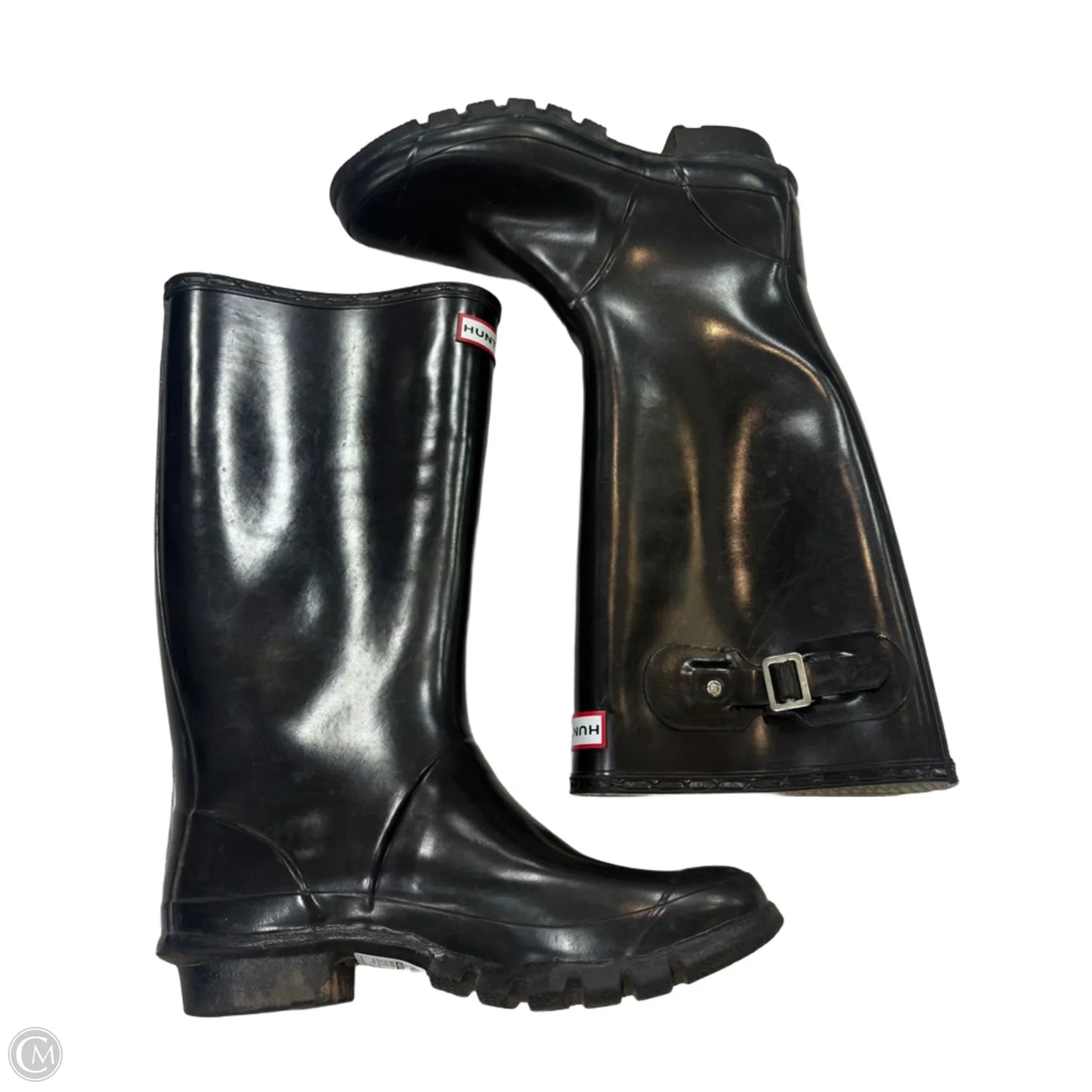 Boots Rain By Hunter In Black, Size: 9