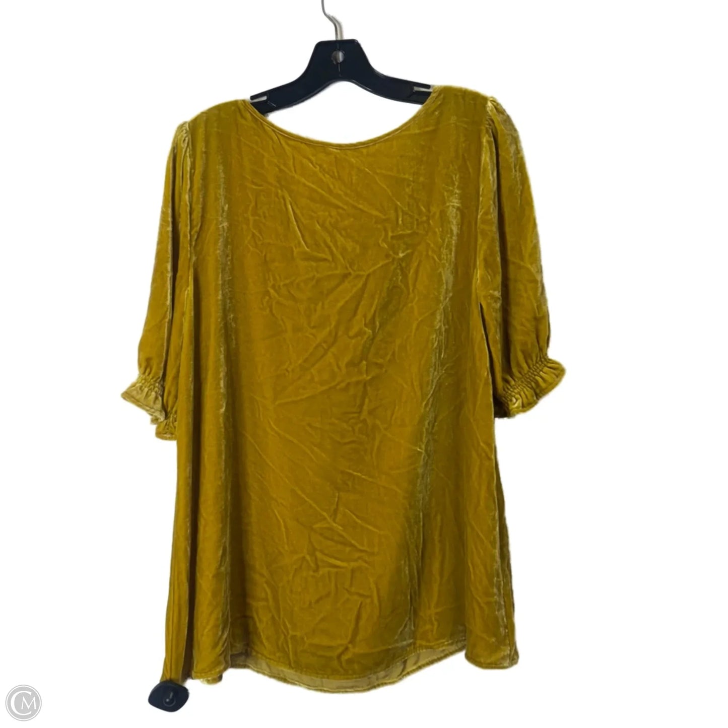 Top Short Sleeve By Sundance In Yellow, Size: M