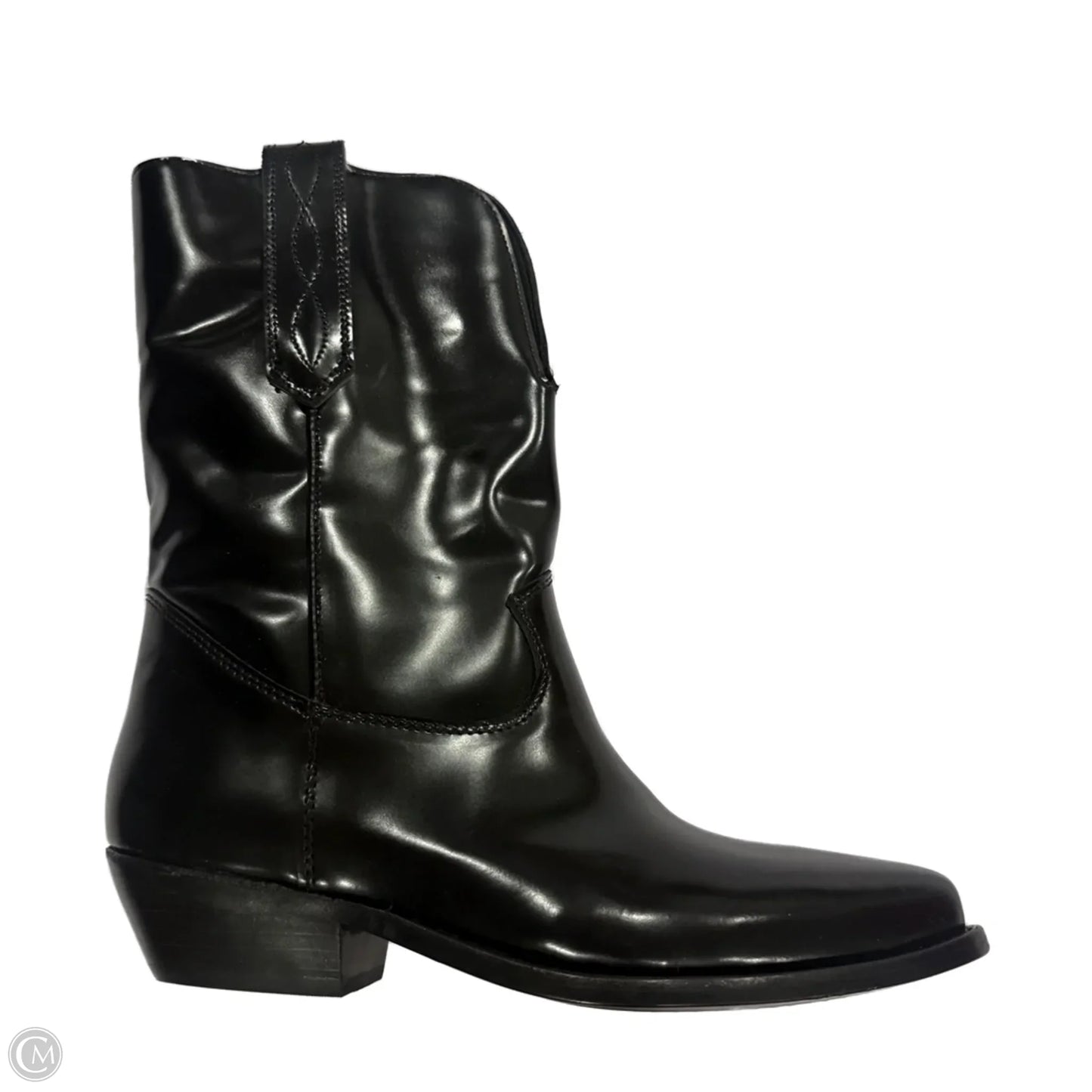 Boots Western By Steve Madden In Black, Size: 7.5