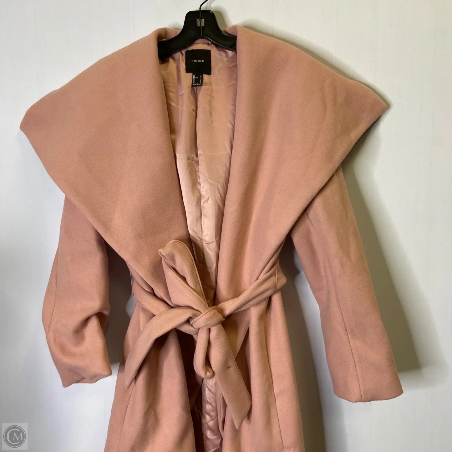 Coat Parka By Forever 21 In Pink, Size: L