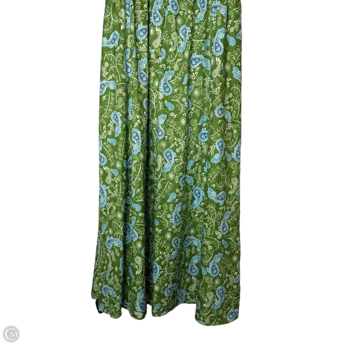 Dress Casual Maxi By Shein In Blue & Green, Size: 8