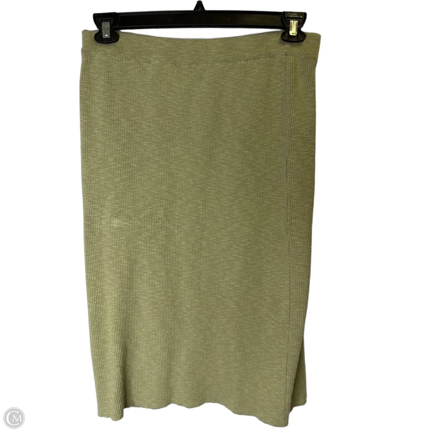 Skirt Midi By Clothes Mentor In Green, Size: L