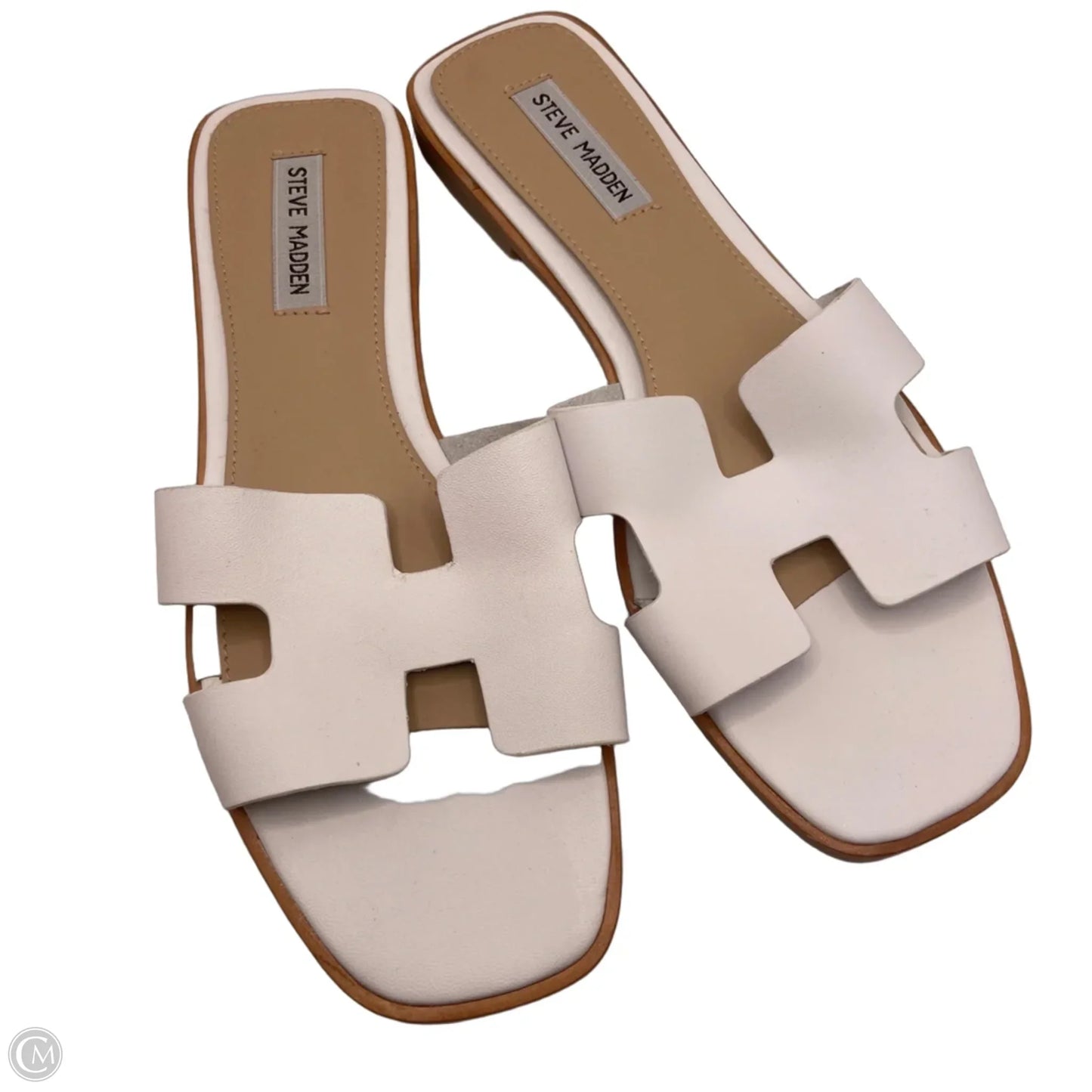 Sandals Flats By Steve Madden In White, Size: 9