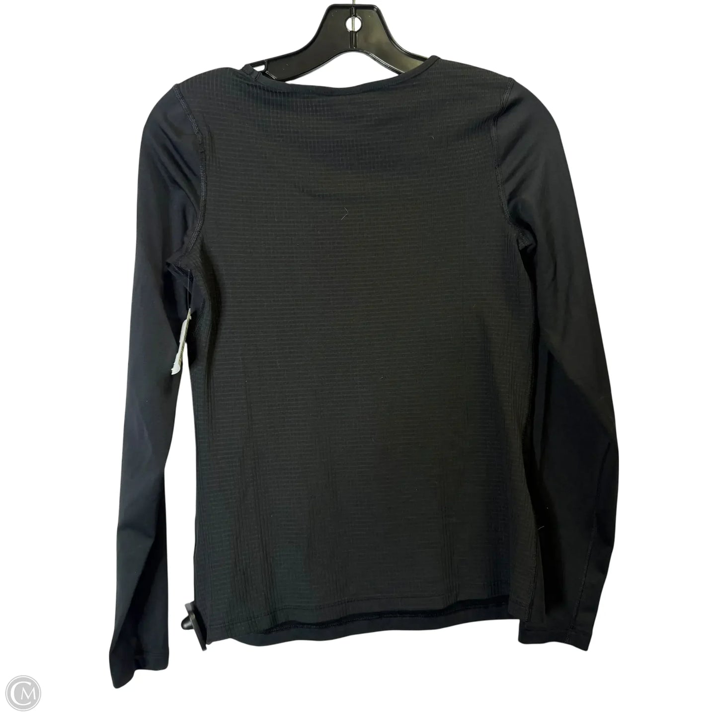 Athletic Top Long Sleeve Collar By Nike Apparel In Black, Size: Xs