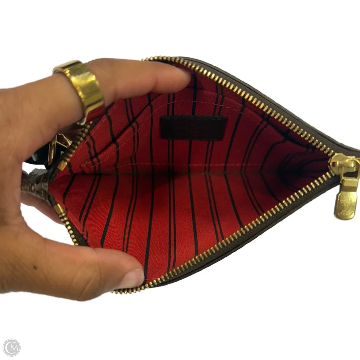 Wristlet Luxury Designer By Louis Vuitton, Size: Small