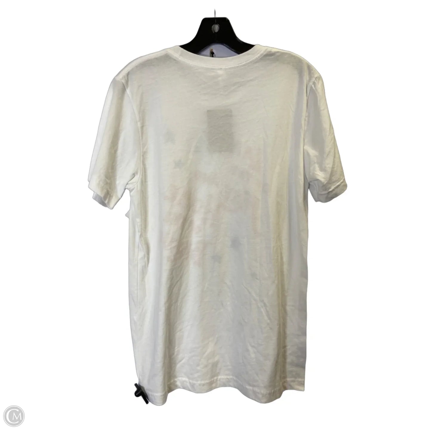 Top Short Sleeve By Canvas In White, Size: M