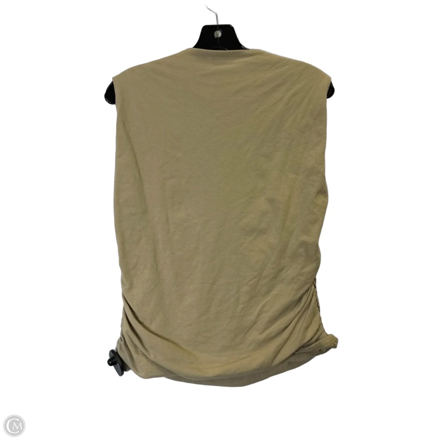 Top Sleeveless By Abercrombie And Fitch In Tan, Size: Xl