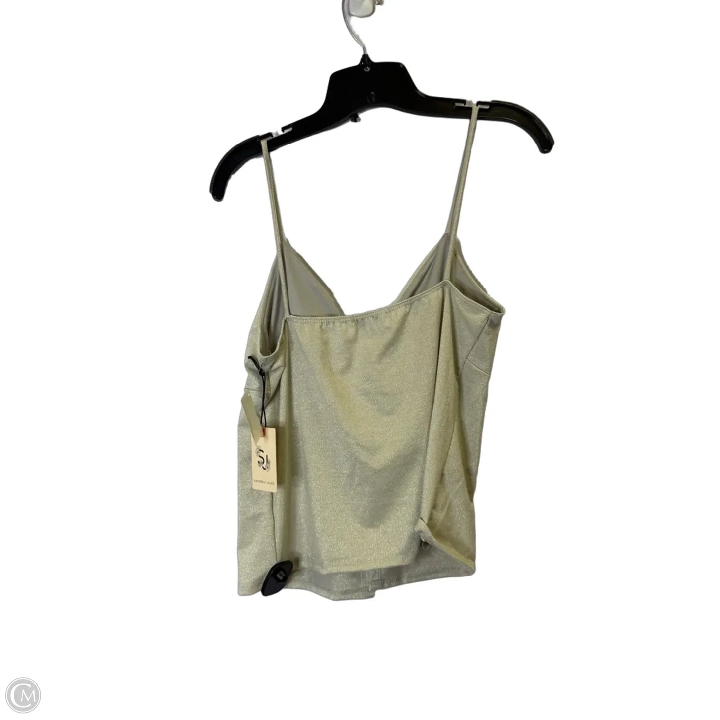 Top Sleeveless By Sincerely Jules In Silver, Size: L