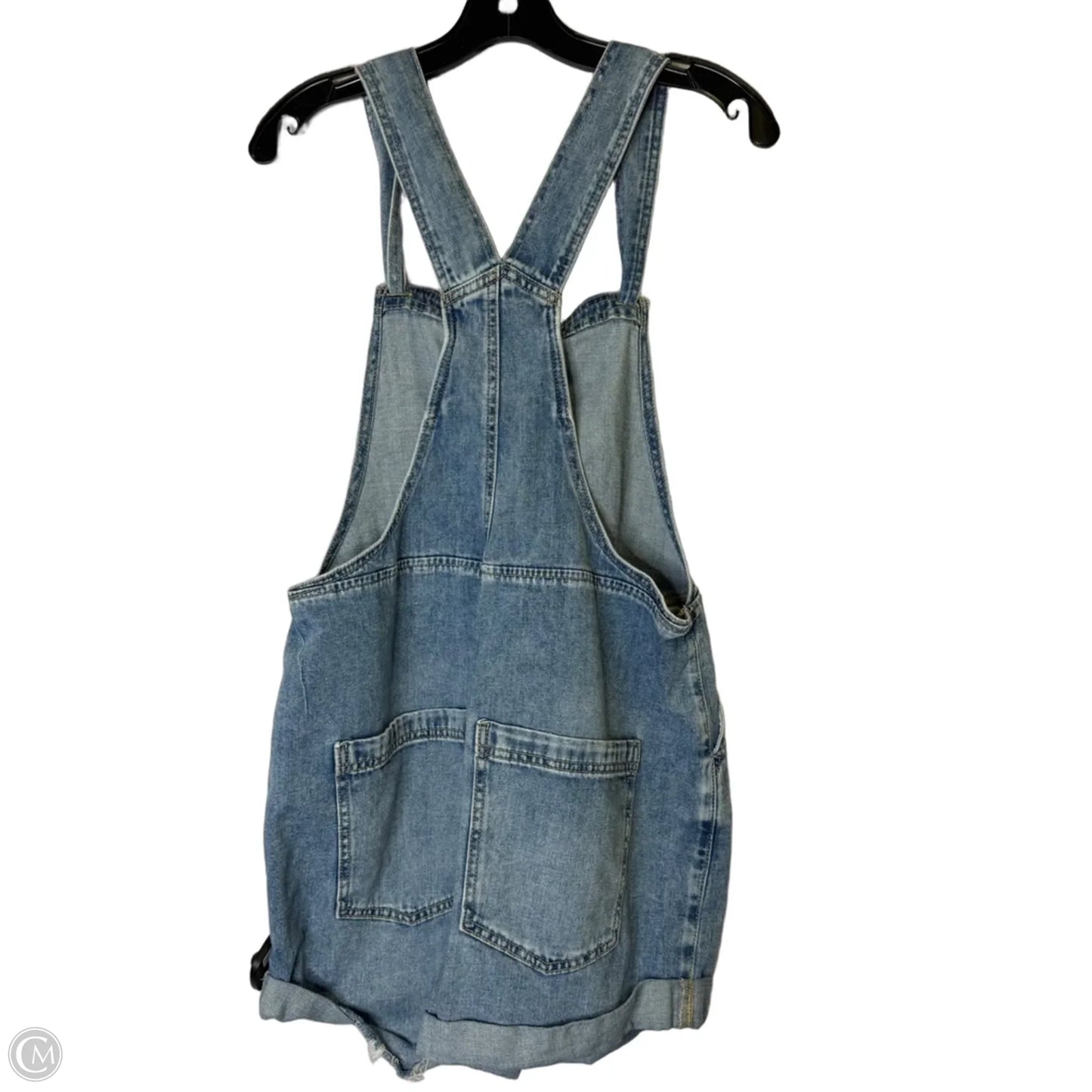 Romper By Aerie In Blue Denim, Size: M