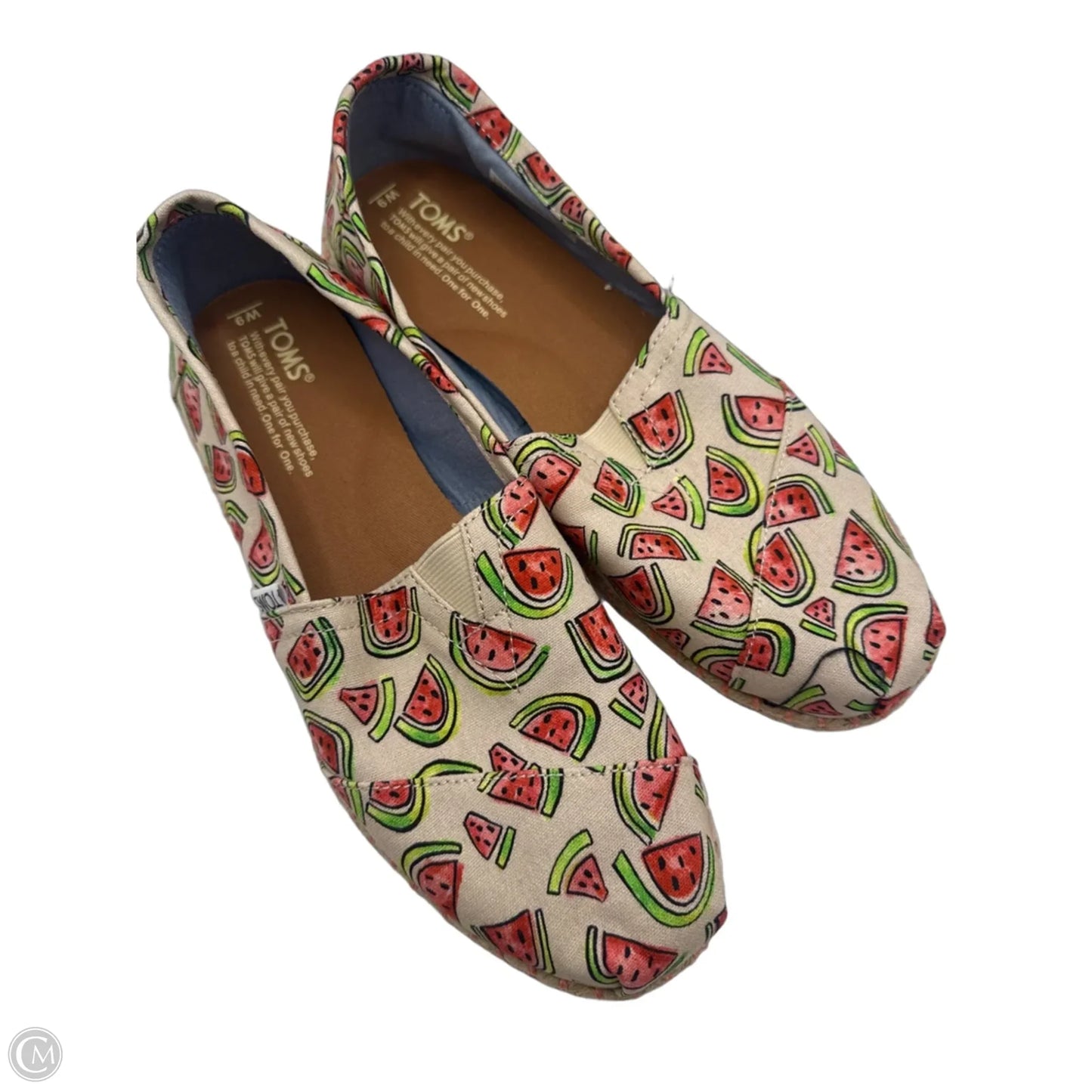 Shoes Flats By Toms In Red, Size: 9