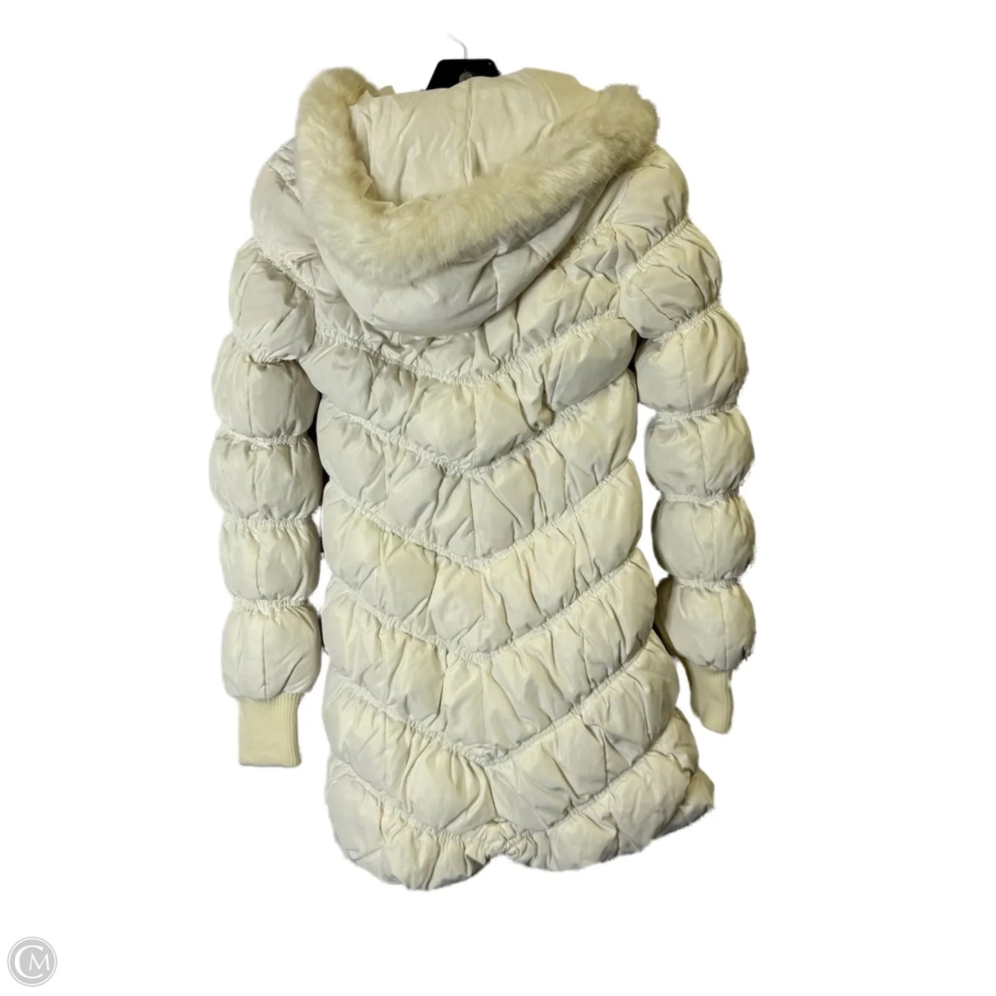 Coat Puffer & Quilted By Bebe In White, Size: Xs