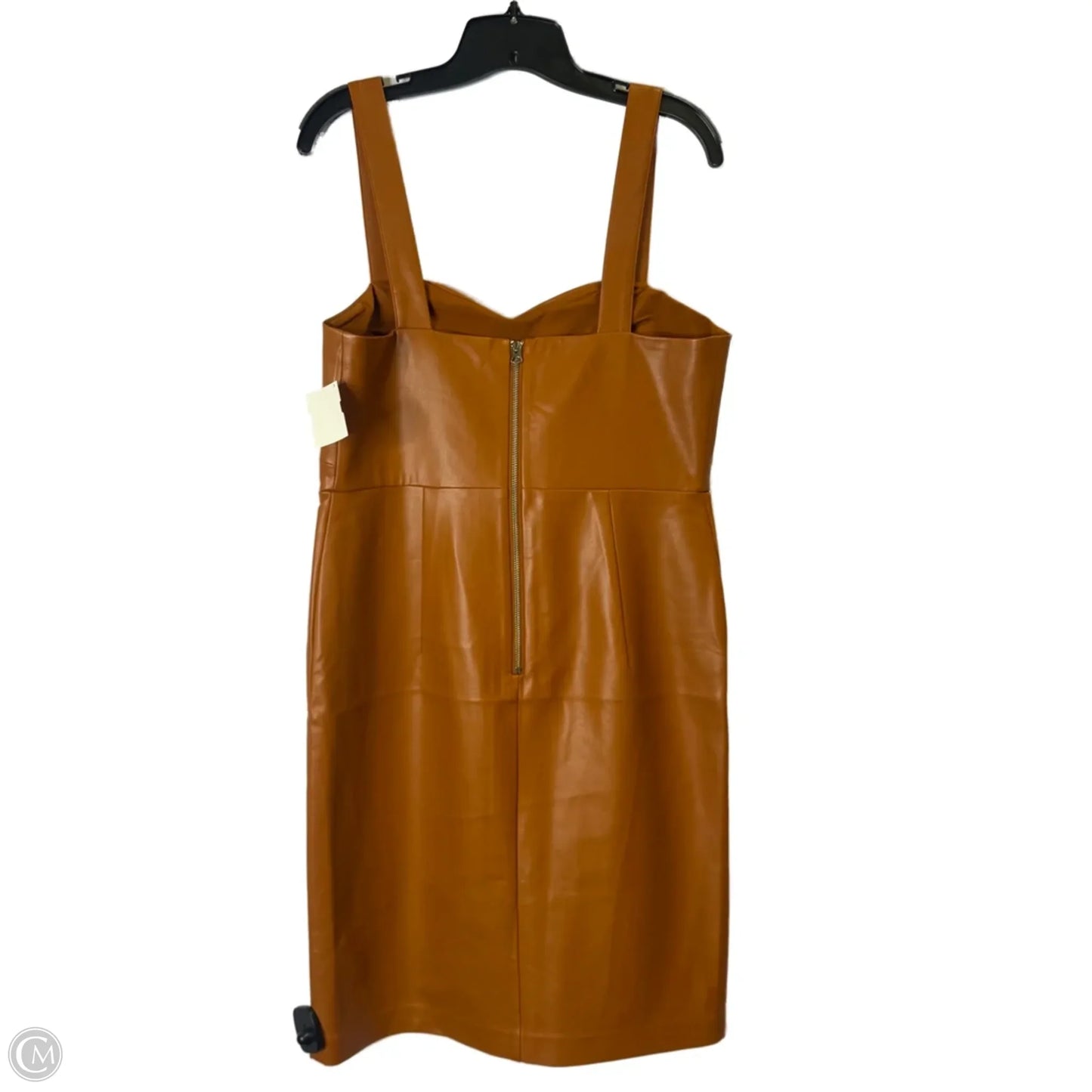 Dress Casual Midi By French Connection In Tan, Size: 14
