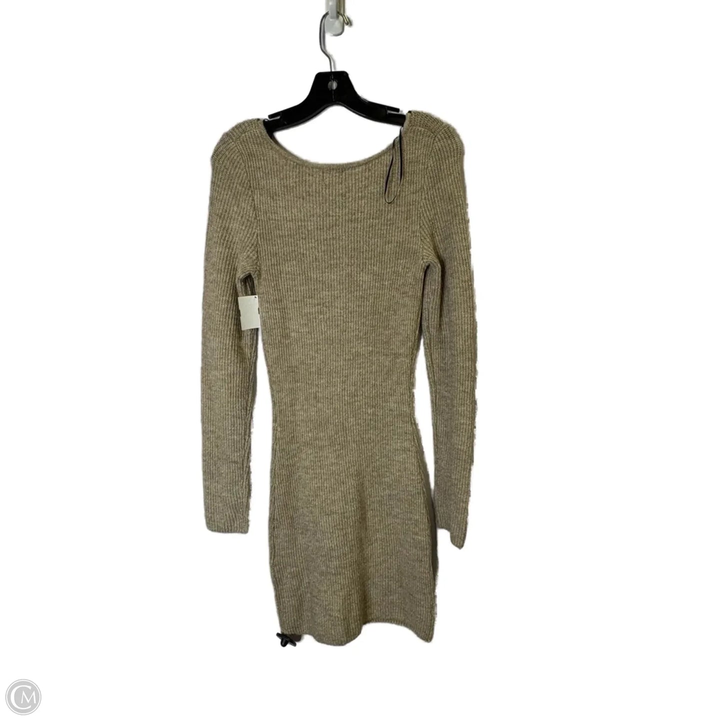 Dress Sweater By H&m In Cream, Size: Xs
