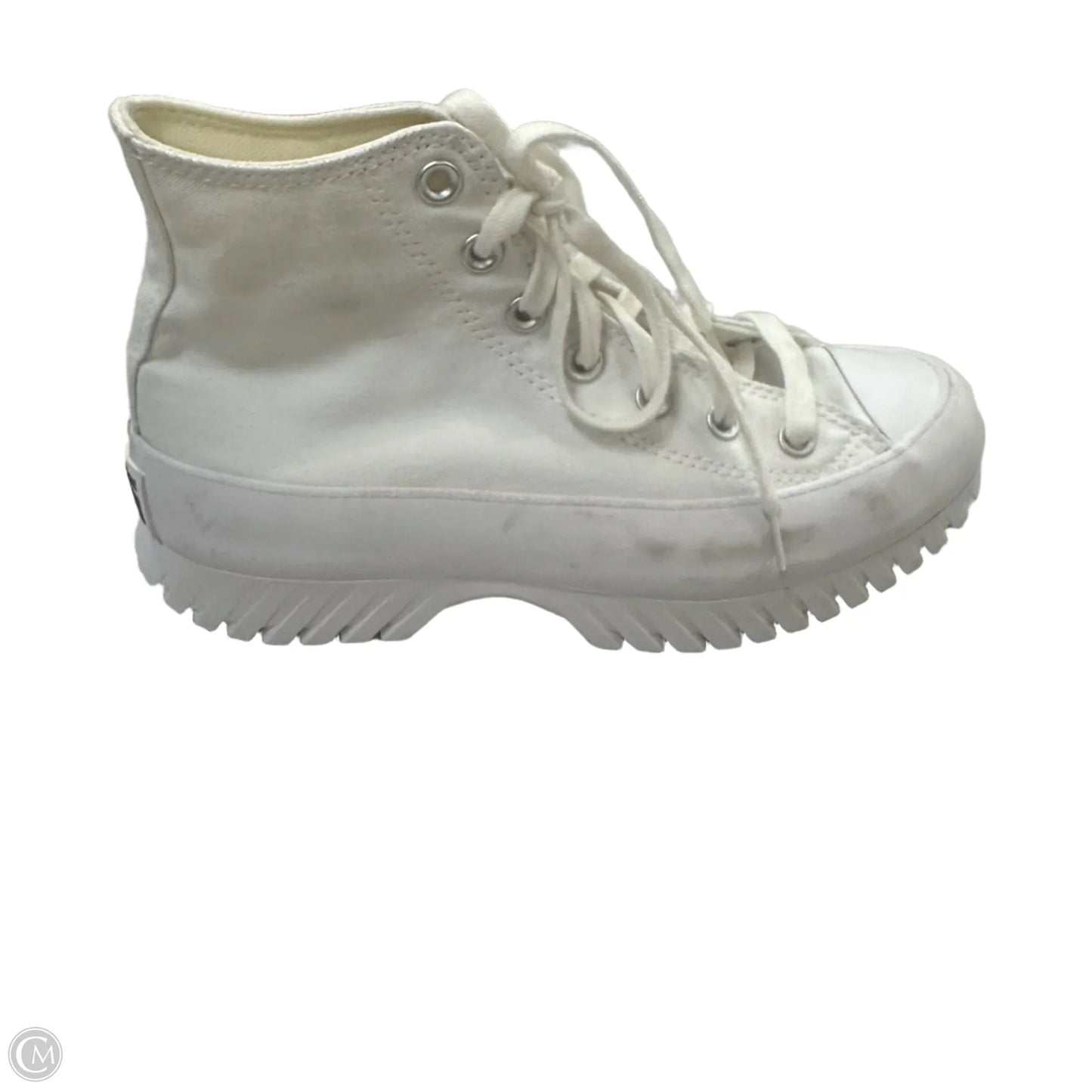 Shoes Heels Platform By Converse In White, Size: 7.5