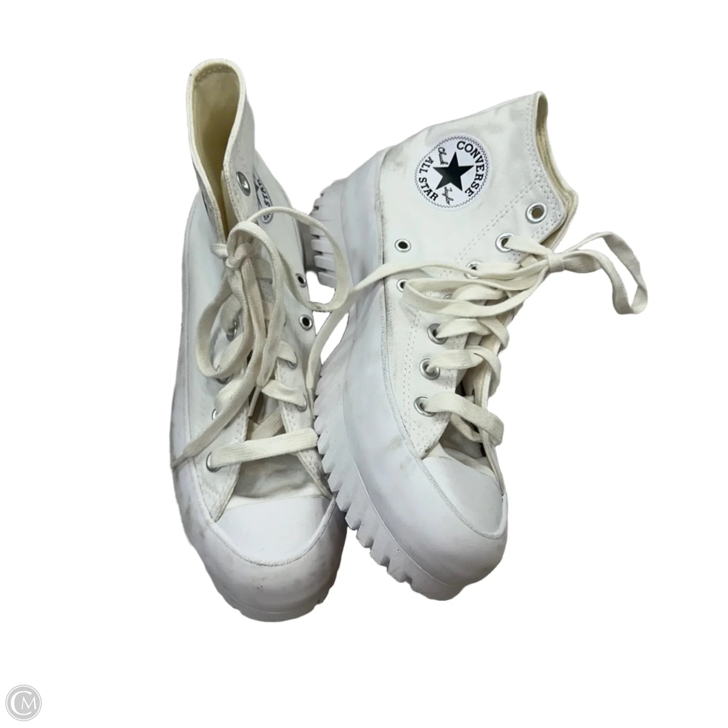 Shoes Heels Platform By Converse In White, Size: 7.5
