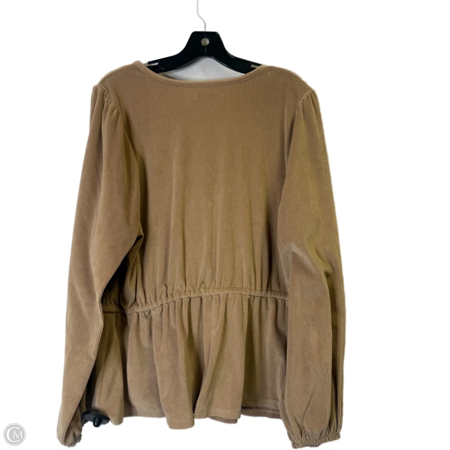 Top Long Sleeve By Madewell In Pink, Size: 2x