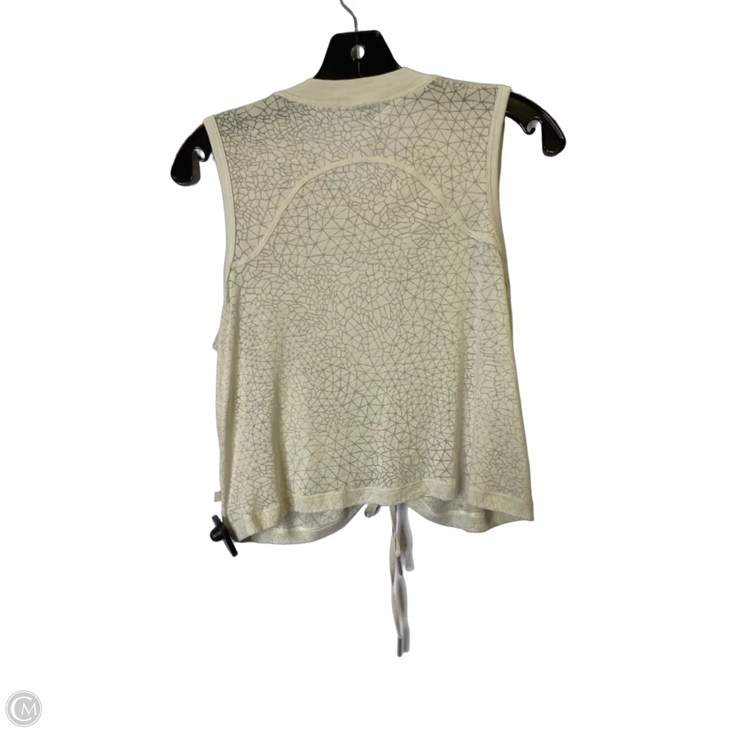 Athletic Tank Top By Lululemon In Cream, Size: M