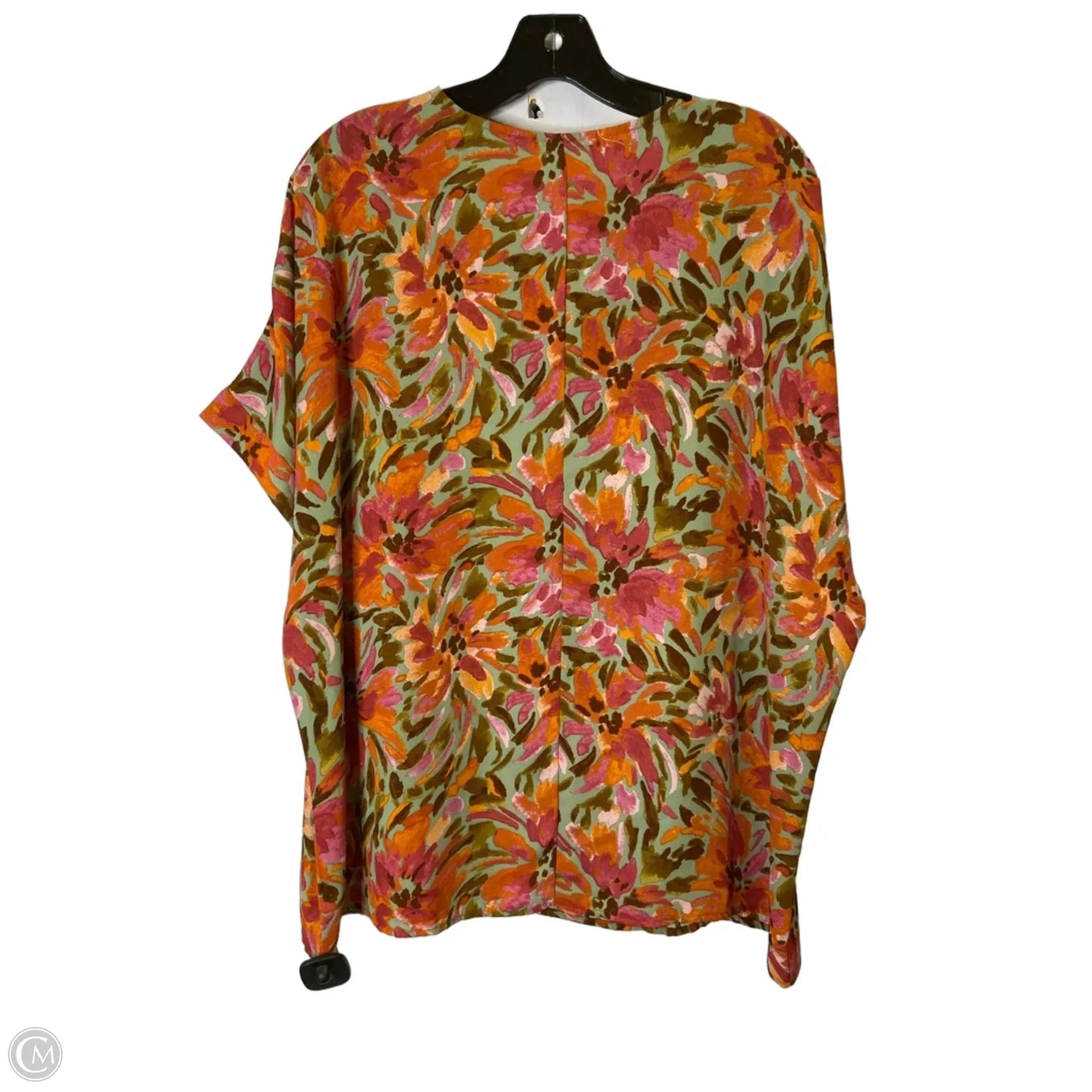 Blouse Short Sleeve By Dress Up In Pink, Size: M