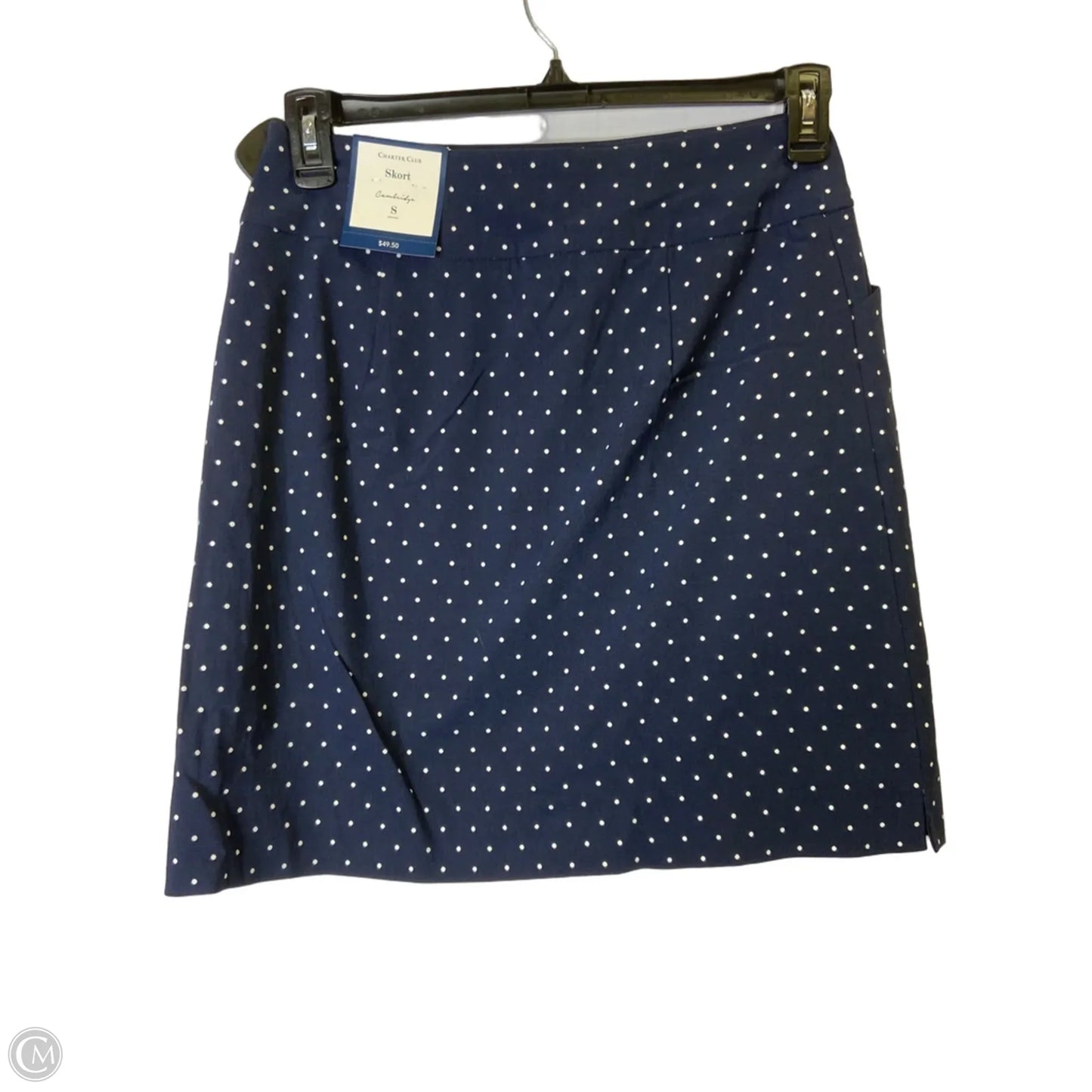 Skort By Charter Club In Blue, Size: S