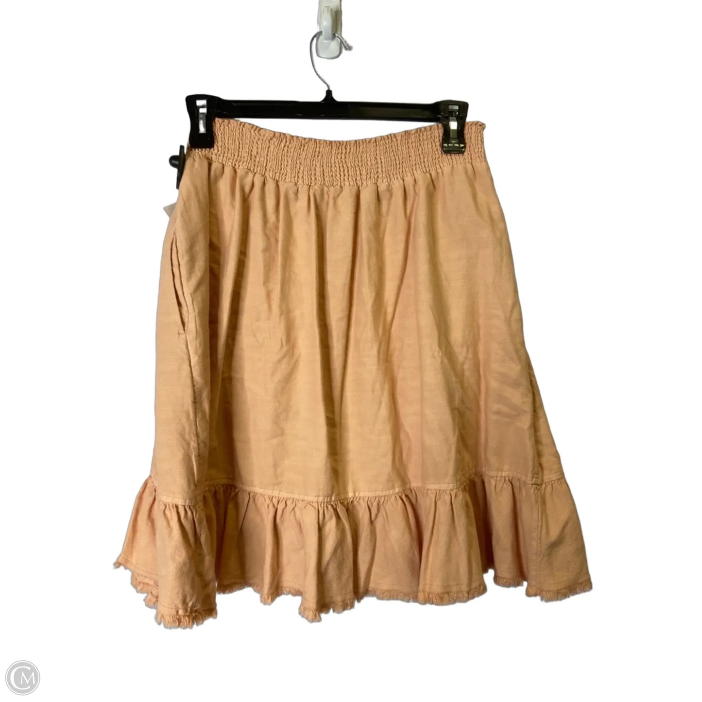 Skirt Mini & Short By Pilcro In Peach, Size: Xl