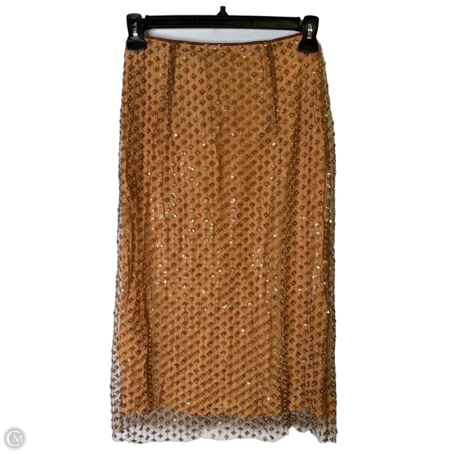 Skirt Midi By Zara In Brown, Size: Xs