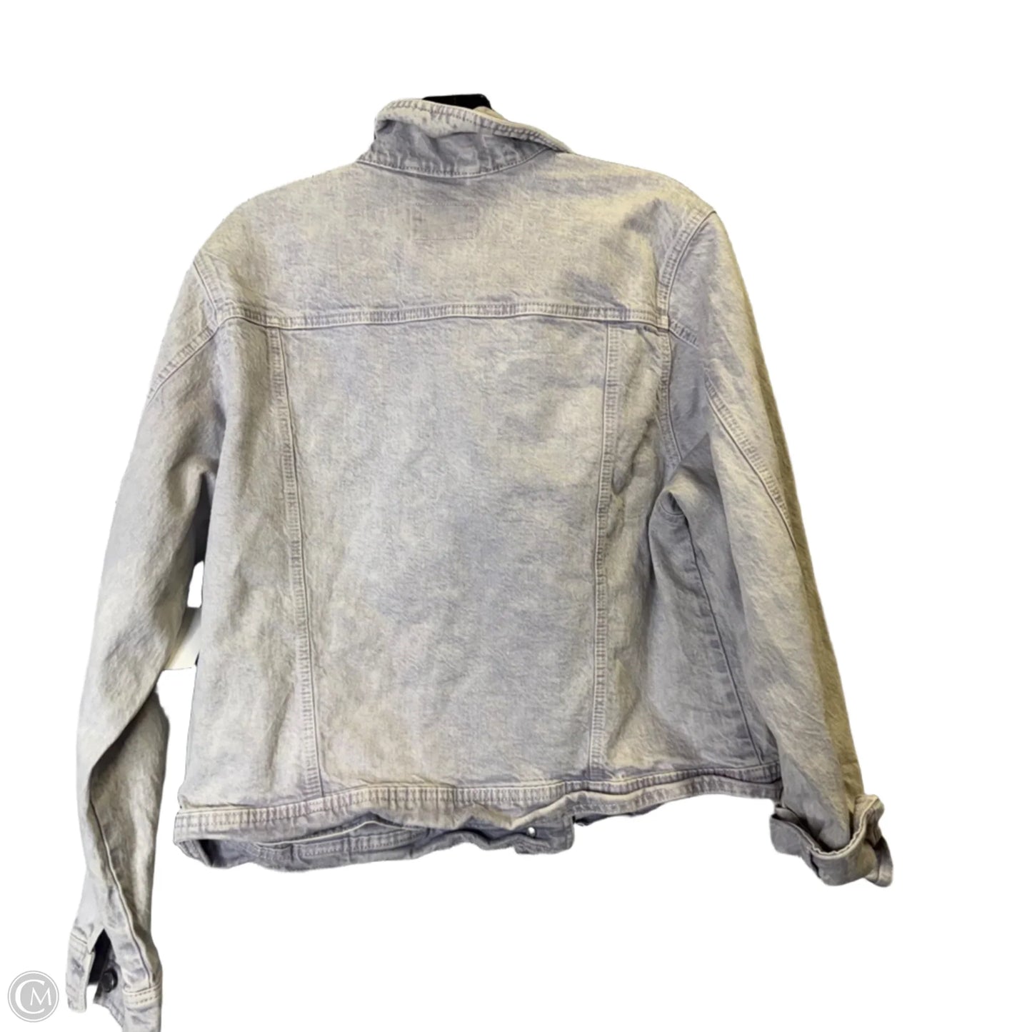 Jacket Denim By Universal Thread In Purple Denim, Size: L