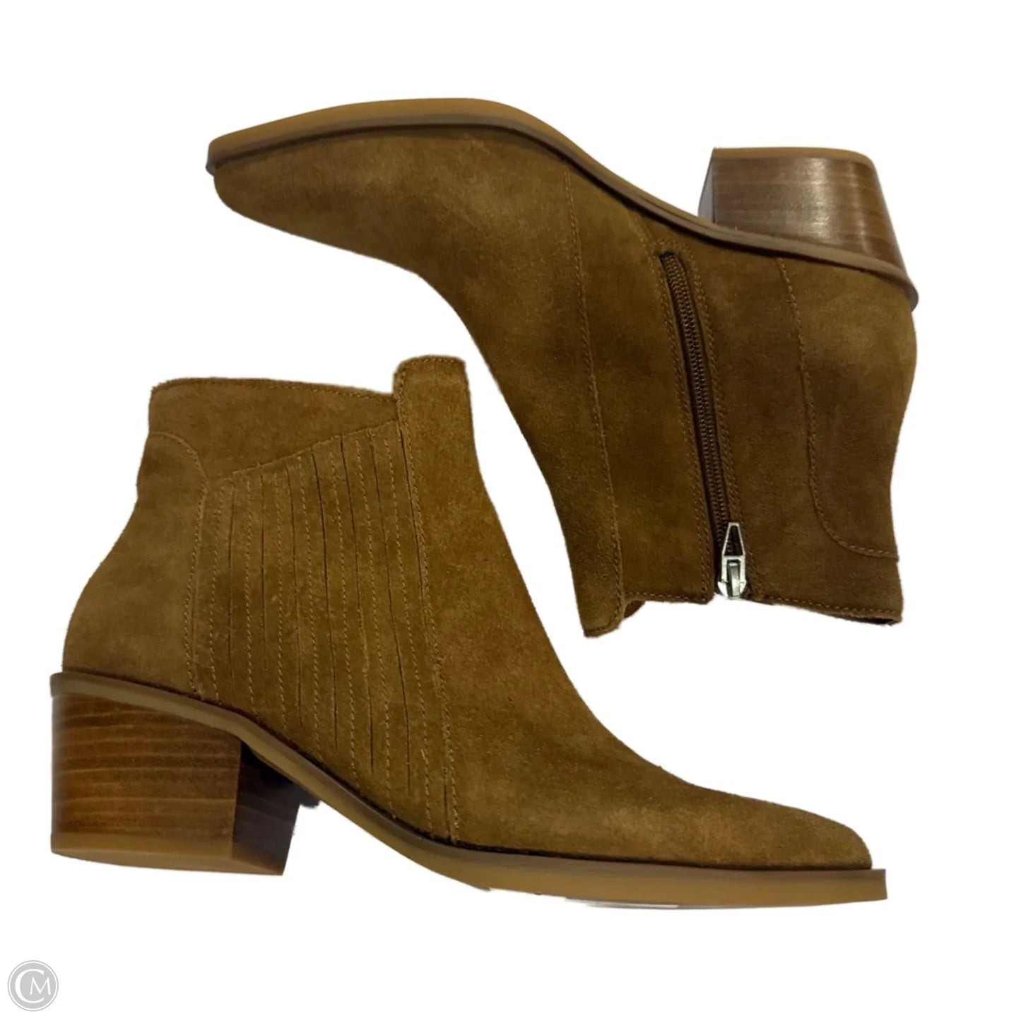 Boots Ankle Heels By Dolce Vita In Brown, Size: 7.5