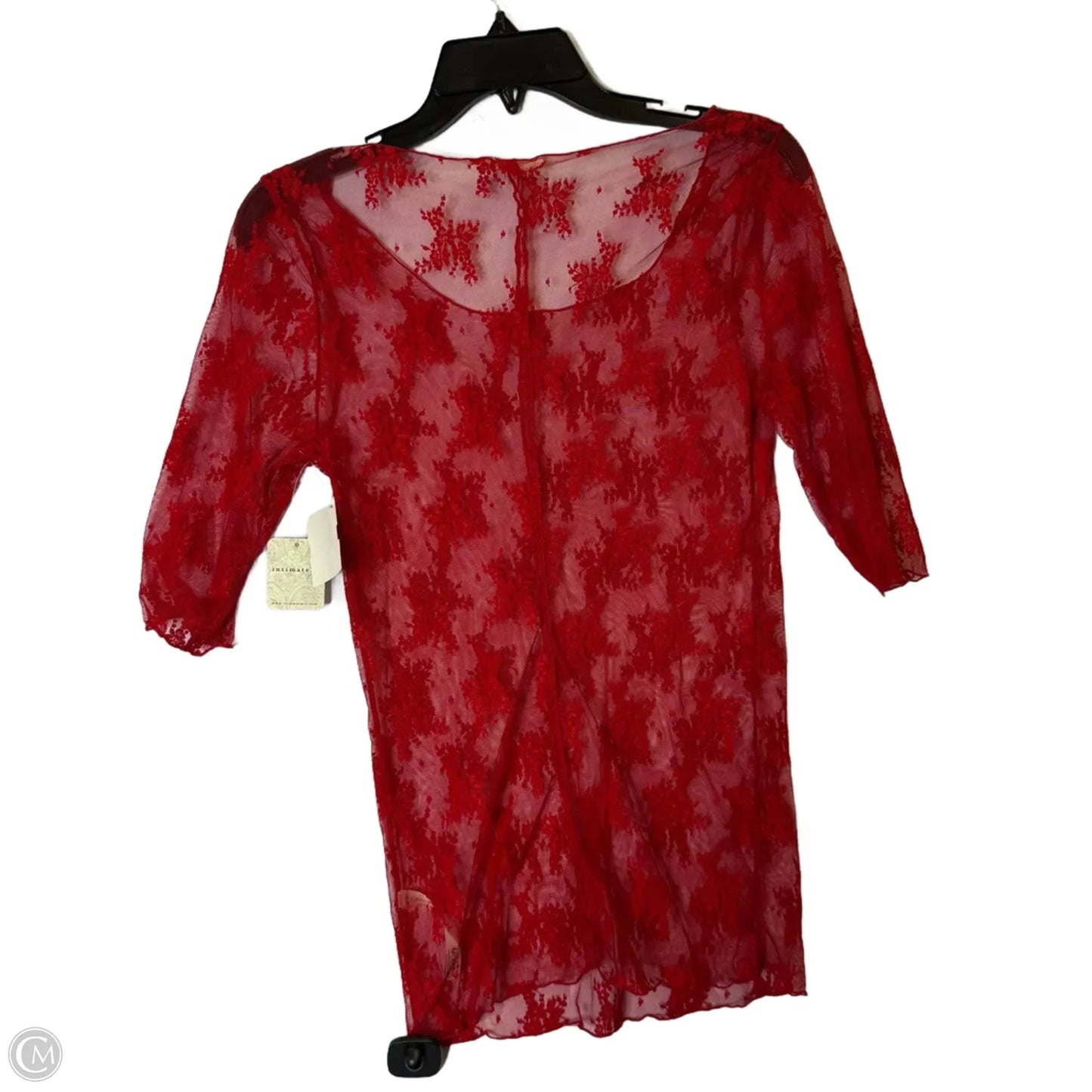 Top Short Sleeve By Free People In Red, Size: L