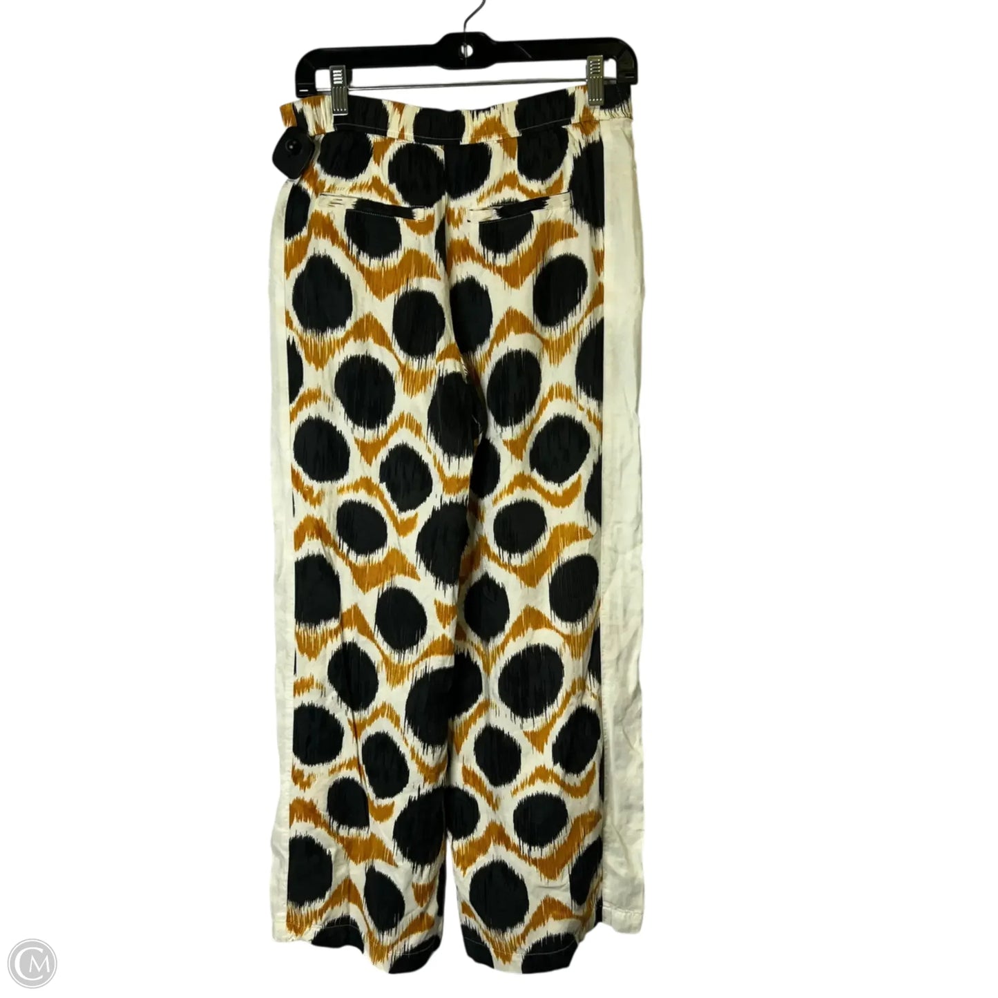 Pants Lounge By Maeve In White & Yellow, Size: 2