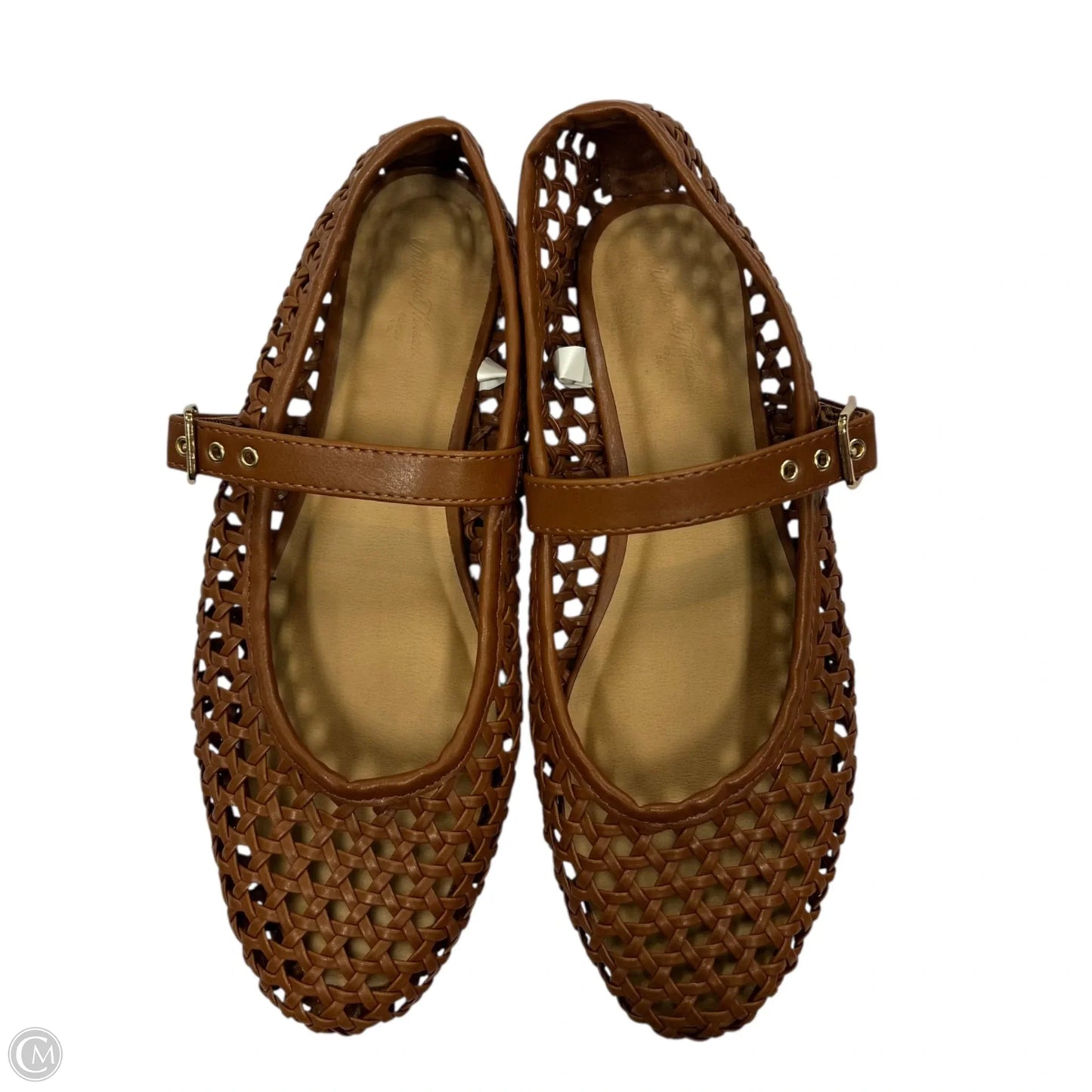 Shoes Flats By Universal Thread In Brown, Size: 7
