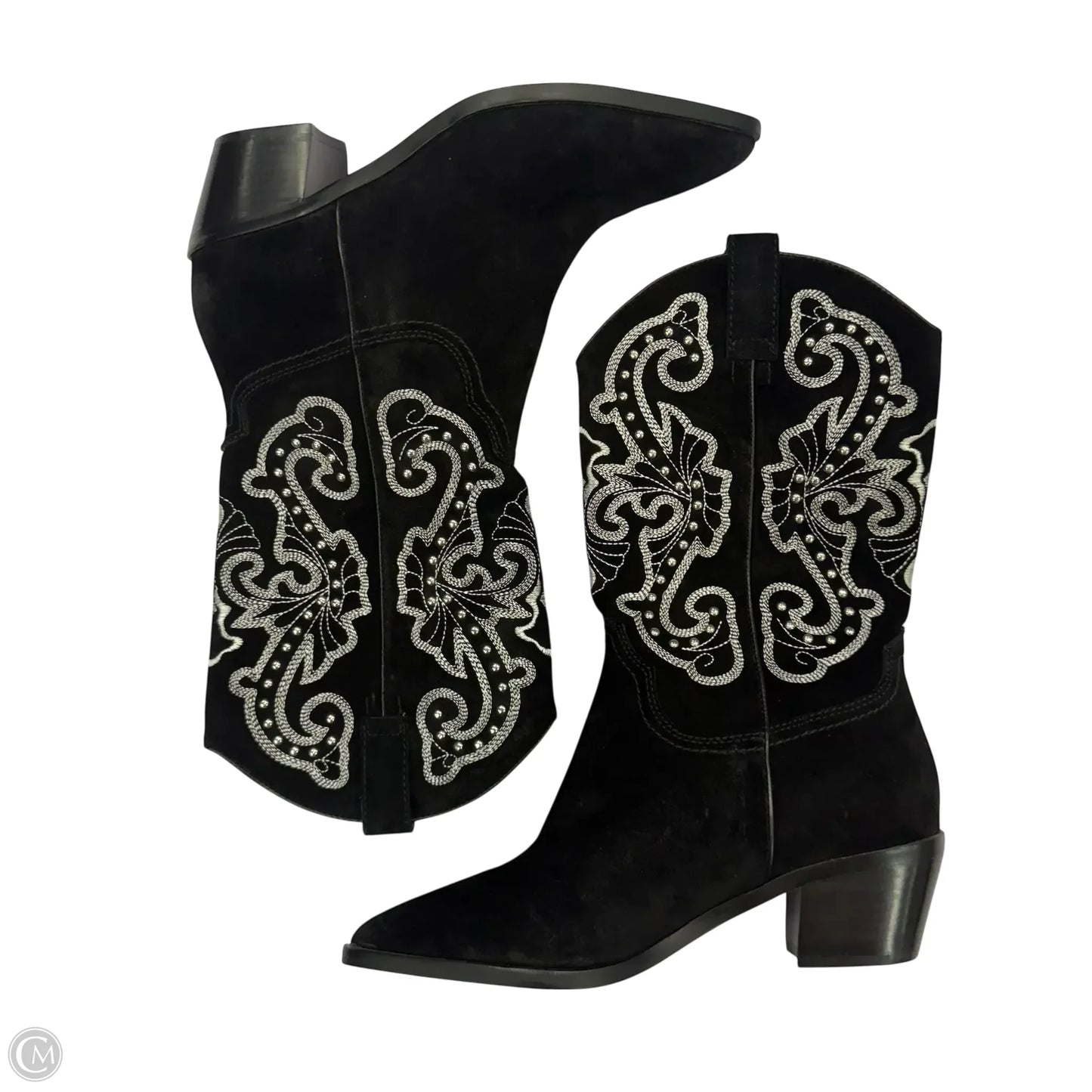Boots Mid-calf Heels By Dolce Vita In Black, Size: 8.5