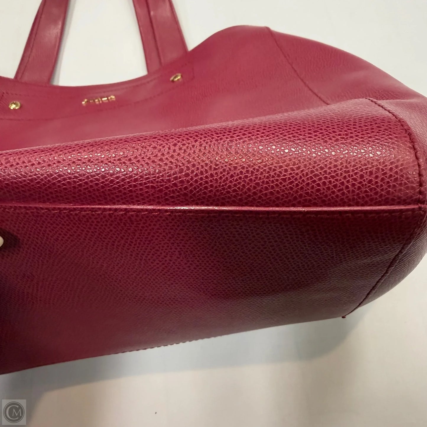 Handbag Leather By Cmc, Size: Large