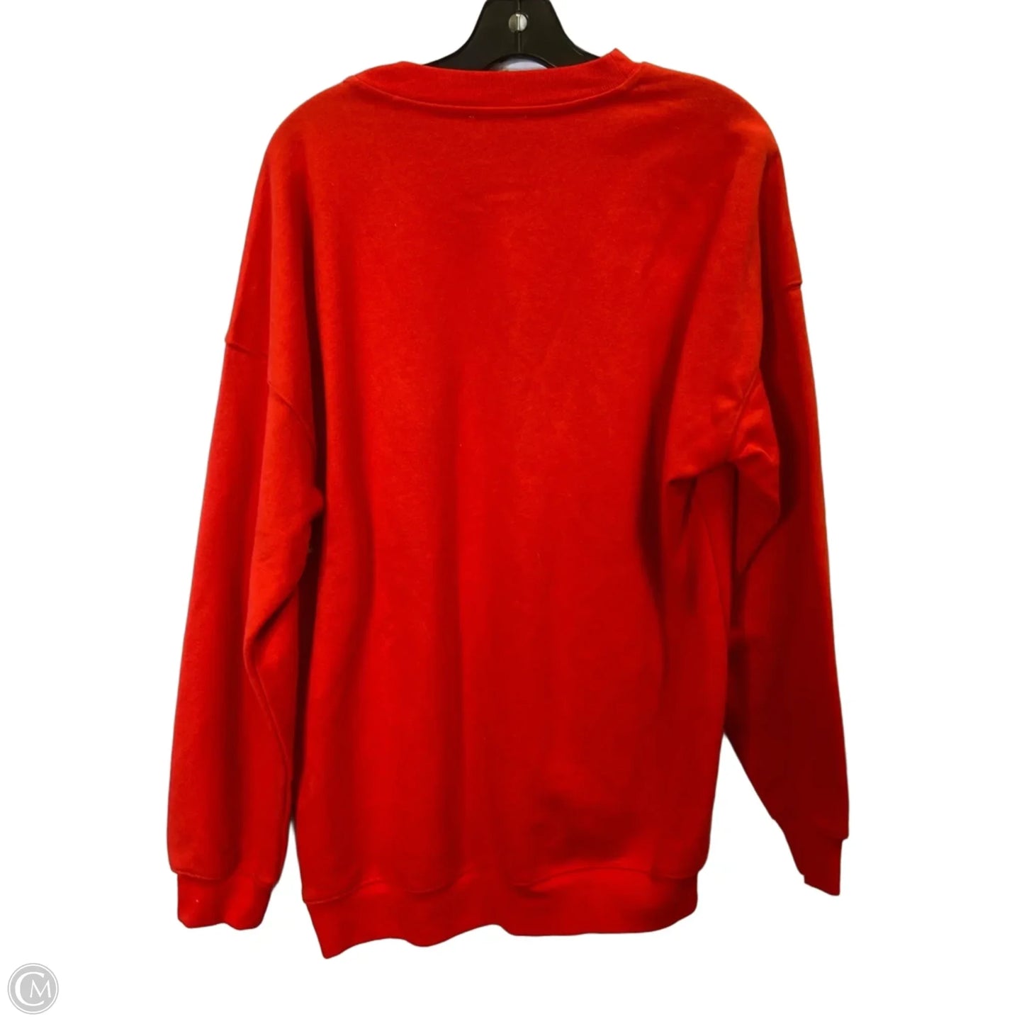 Sweatshirt Crewneck By Pink Lily In Red, Size: M